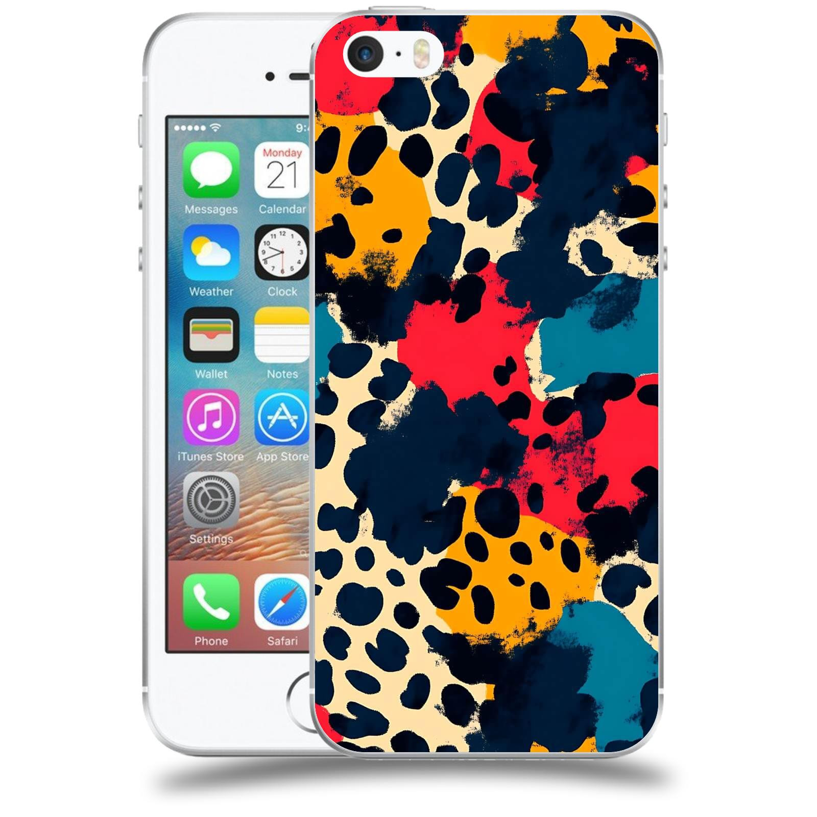 ACOVER Kryt na mobil Apple iPhone 5/5S/SE - Divoká abstrakce