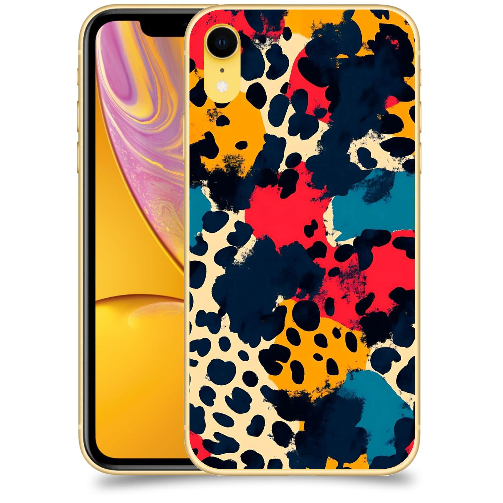 ACOVER Kryt na mobil Apple iPhone XR - Divoká abstrakce