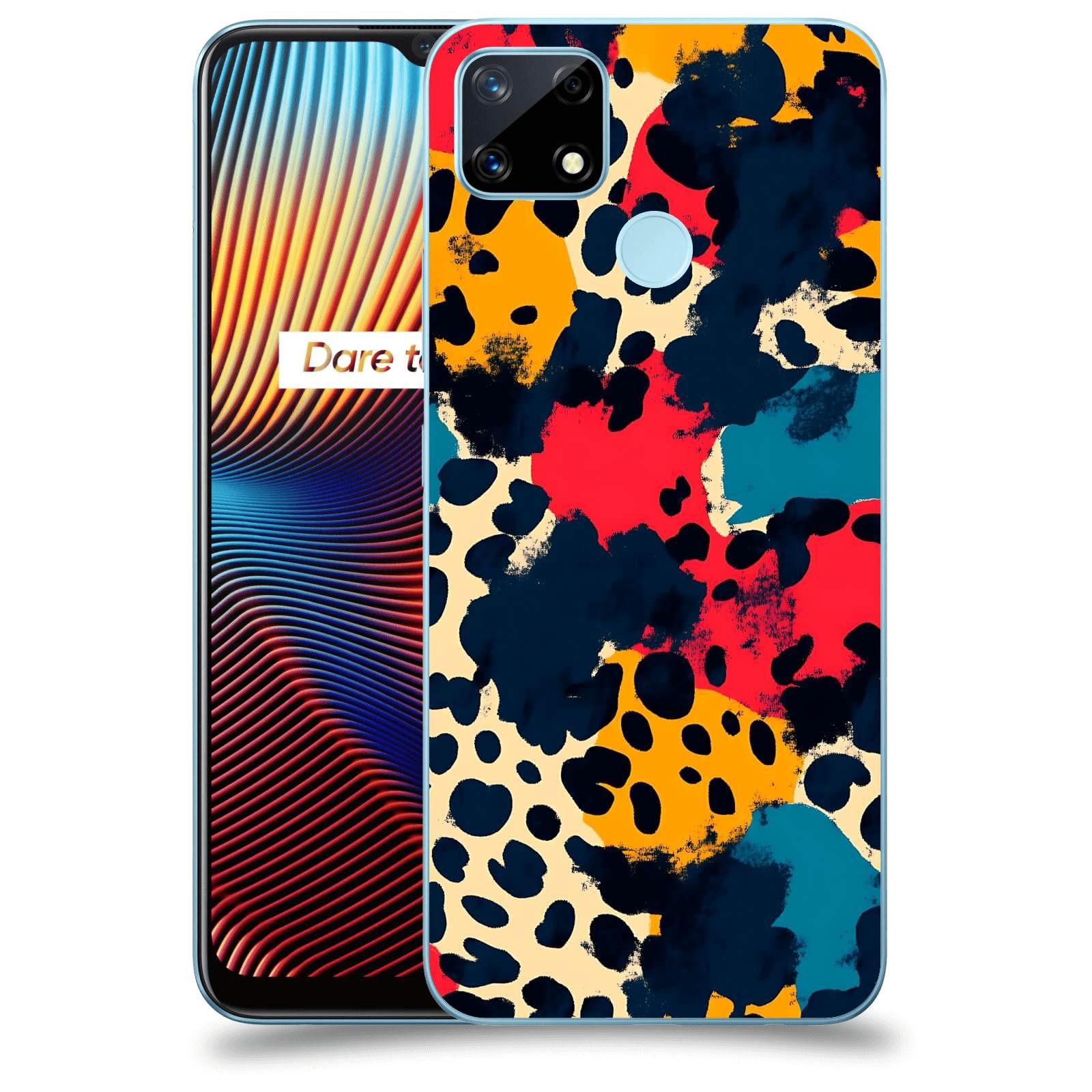ACOVER Kryt na mobil Realme 7i - Divoká abstrakce