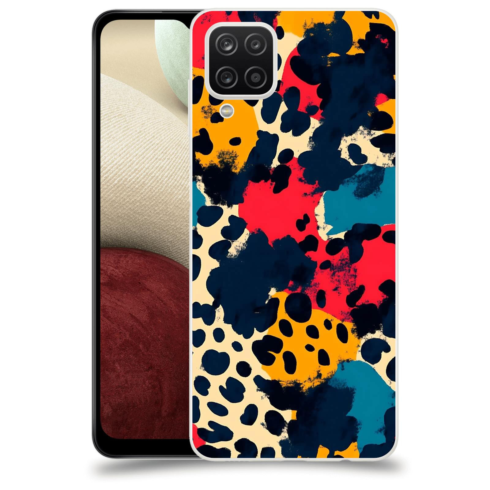 ACOVER Kryt na mobil Samsung Galaxy A12 A125F - Divoká abstrakce