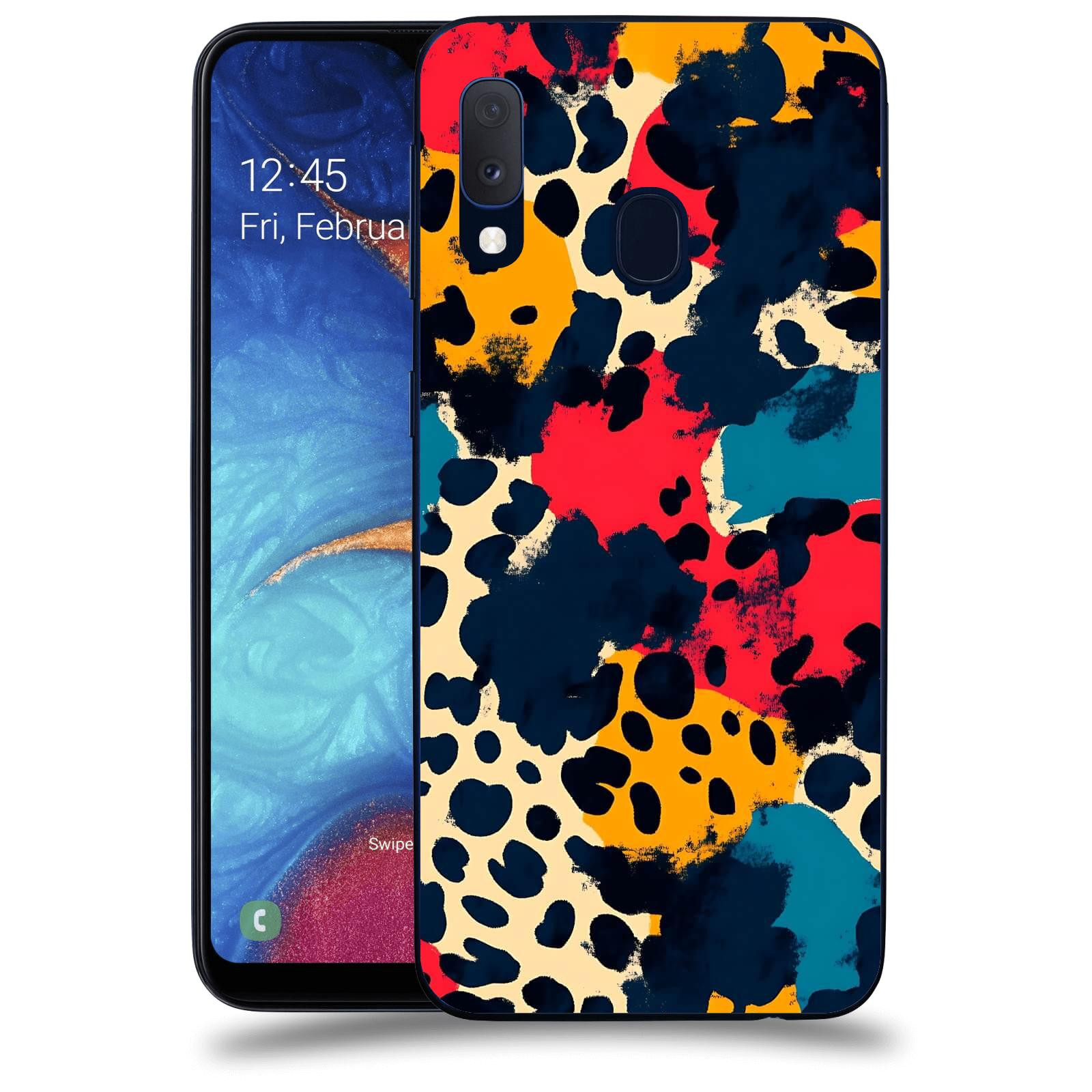 ACOVER Kryt na mobil Samsung Galaxy A20e A202F - Divoká abstrakce