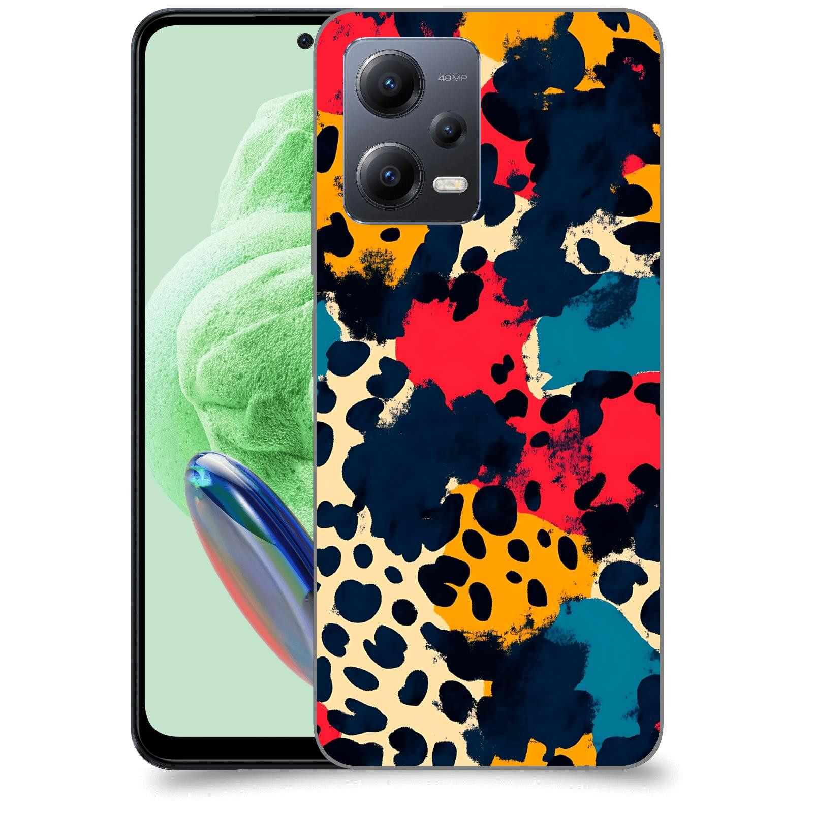 ACOVER Kryt na mobil Xiaomi Redmi Note 12 5G - Divoká abstrakce