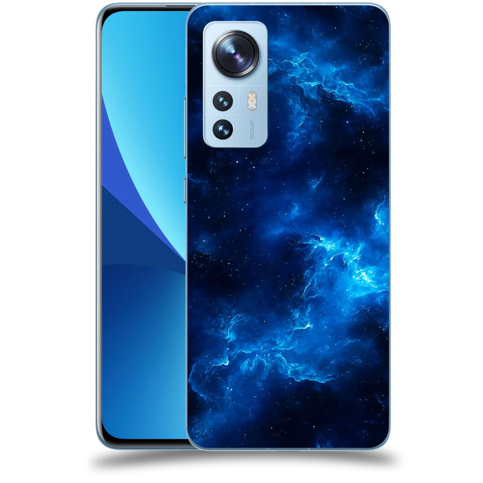 ACOVER Kryt na mobil Xiaomi 12 - Elektrická mlhovina