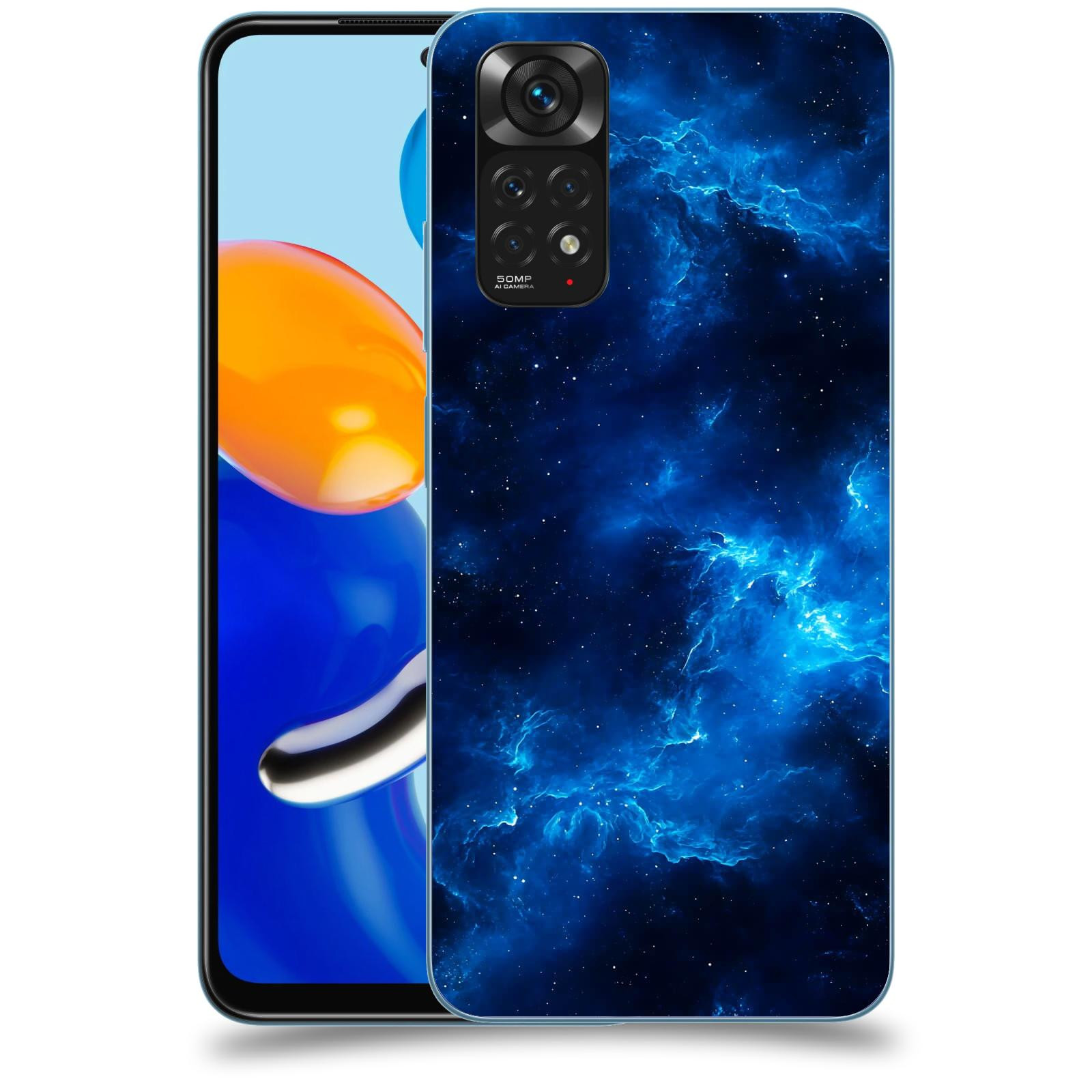 ACOVER Kryt na mobil Xiaomi Redmi Note 11 - Elektrická mlhovina