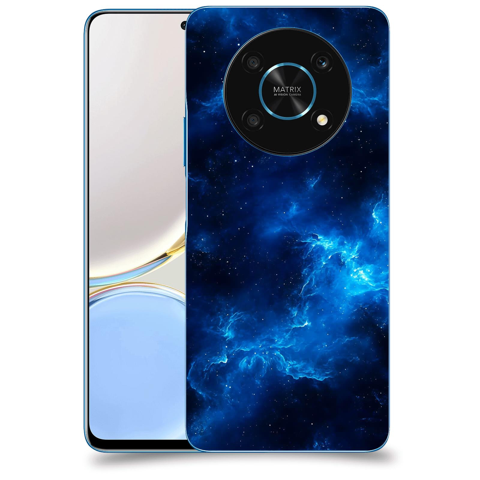 ACOVER Kryt na mobil Honor Magic 4 Lite 5G - Elektrická mlhovina