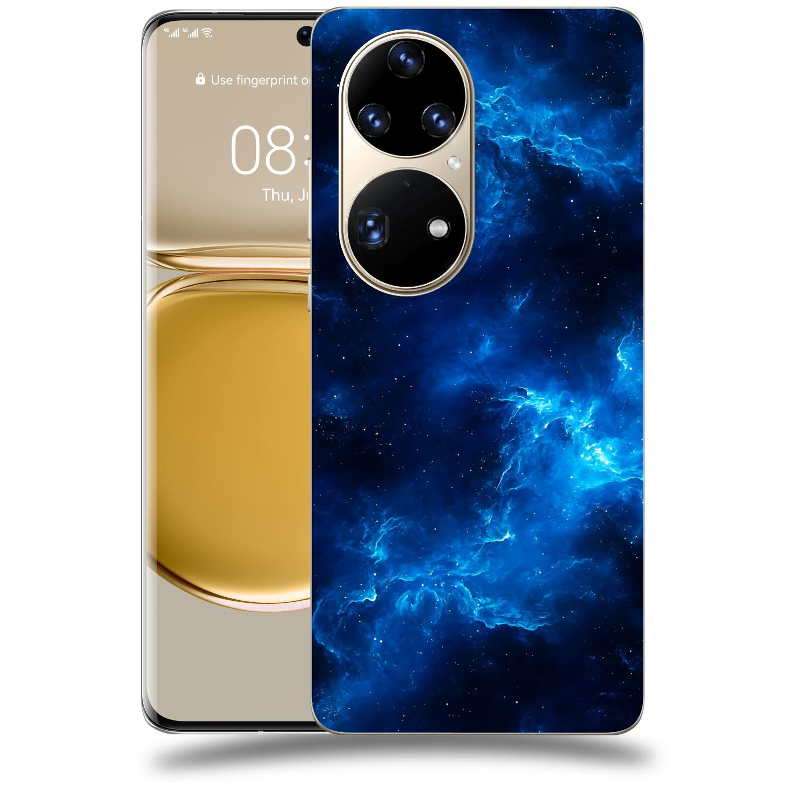 ACOVER Kryt na mobil Huawei P50 - Elektrická mlhovina