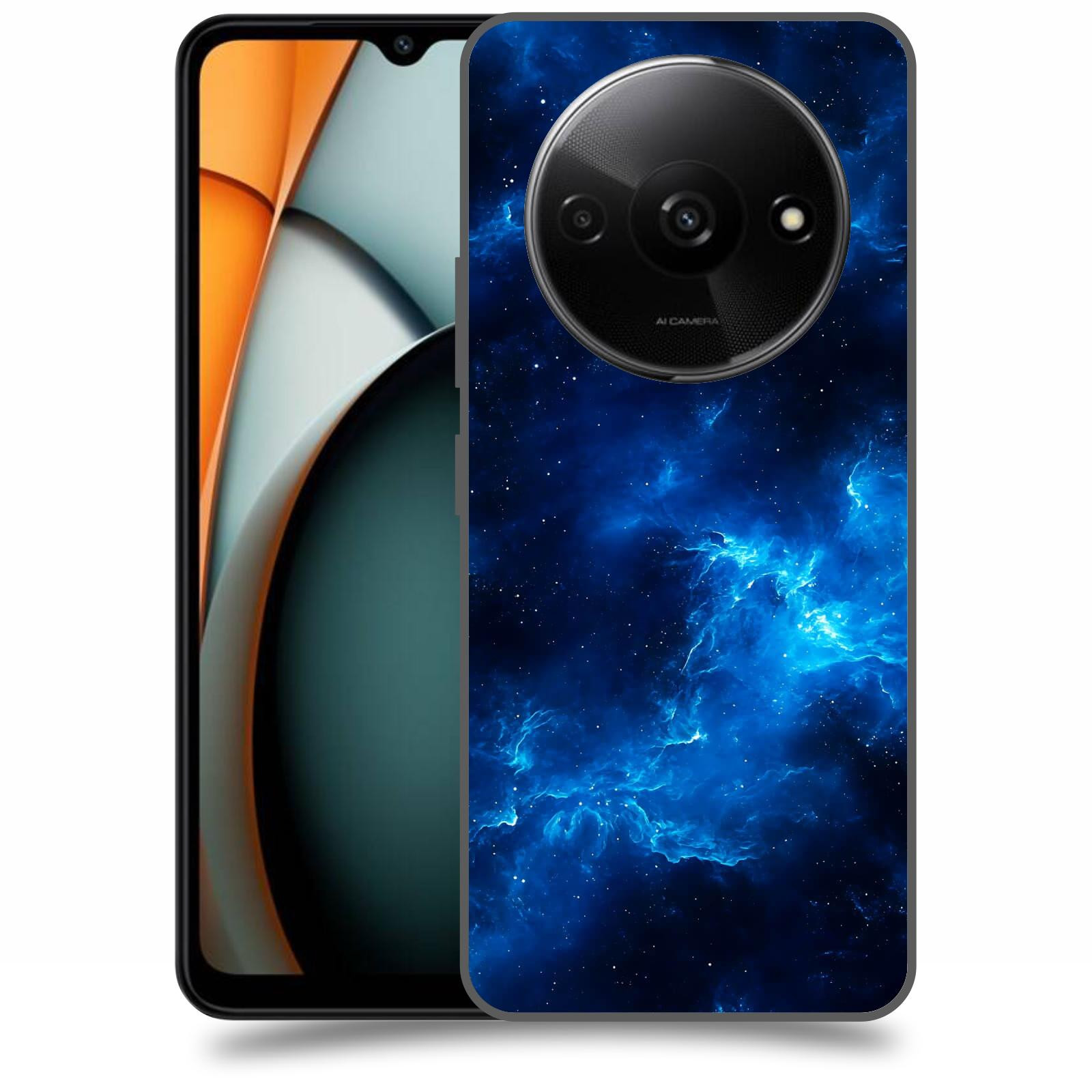 ACOVER Kryt na mobil Xiaomi Redmi A3 - Elektrická mlhovina