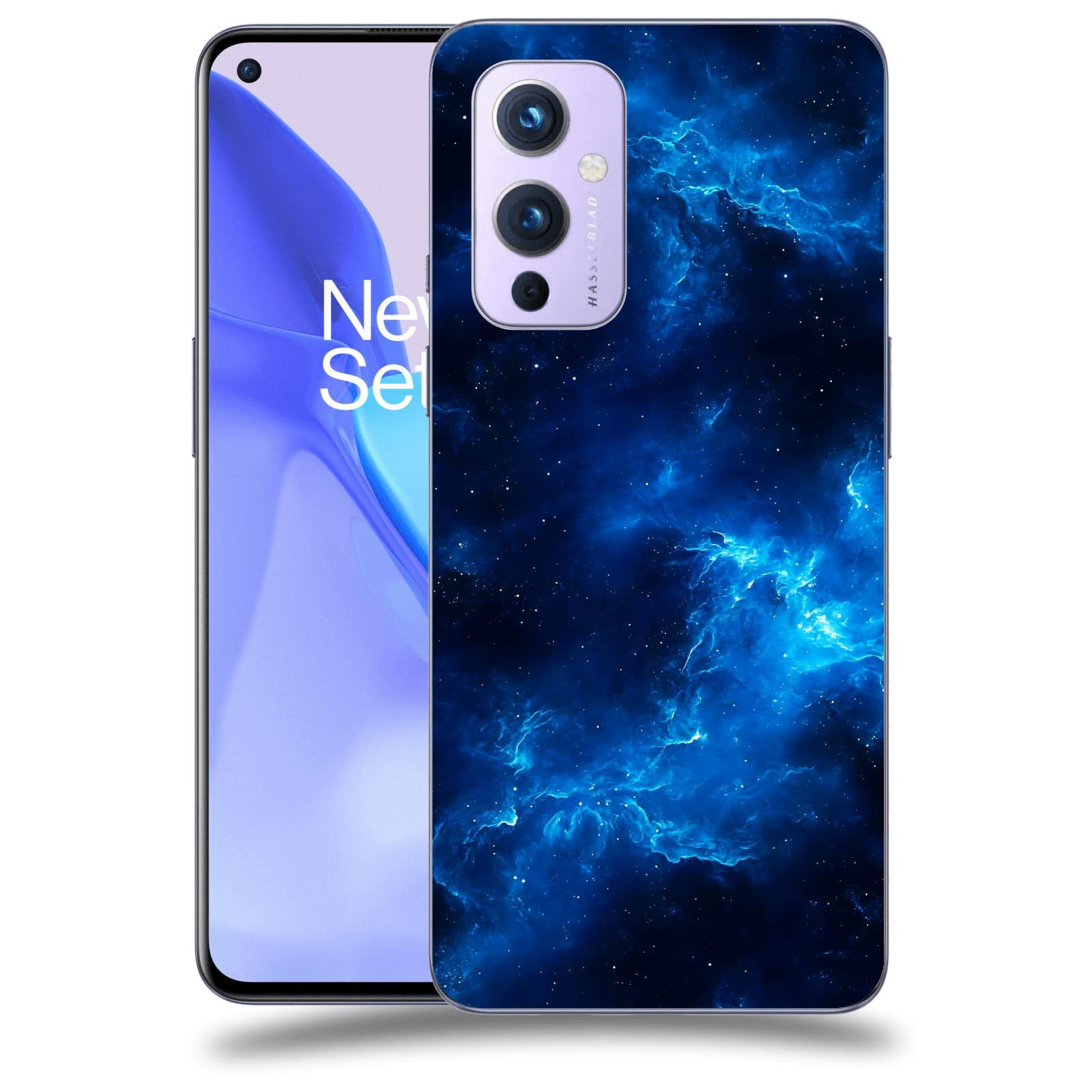 ACOVER Kryt na mobil OnePlus 9 - Elektrická mlhovina
