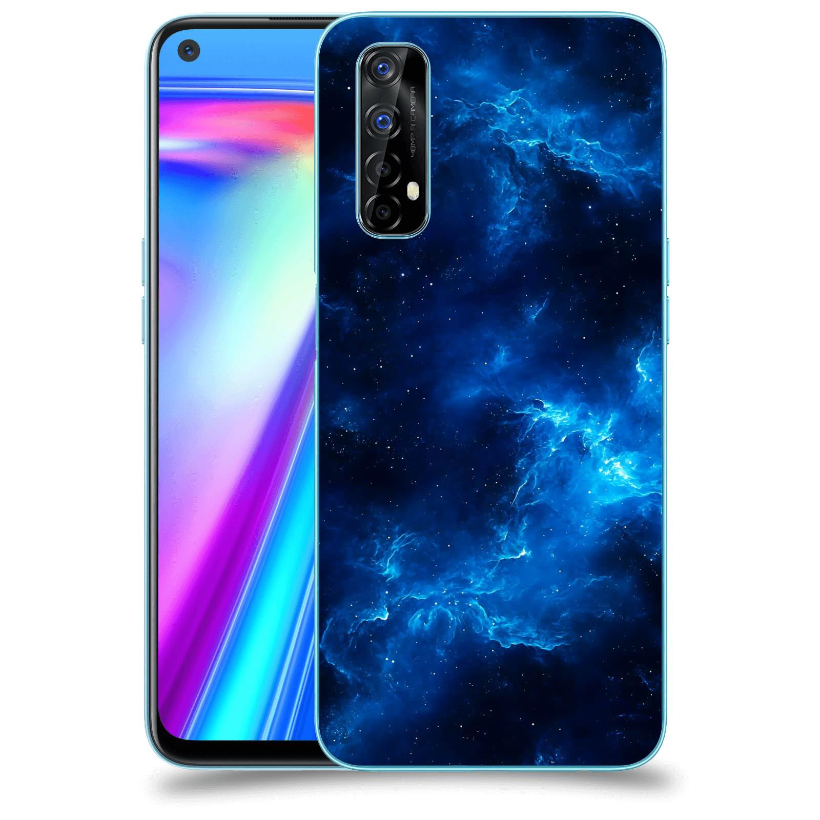 ACOVER Kryt na mobil Realme 7 - Elektrická mlhovina