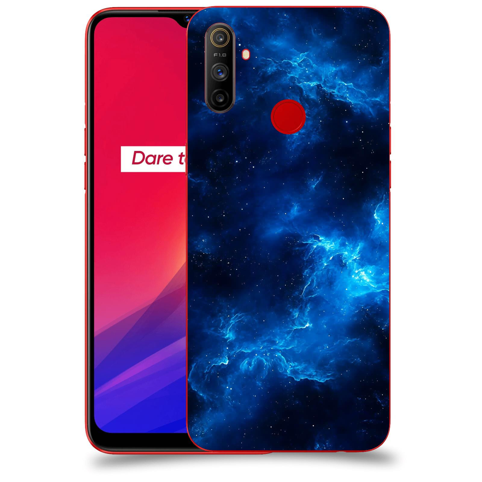 ACOVER Kryt na mobil Realme C3 - Elektrická mlhovina