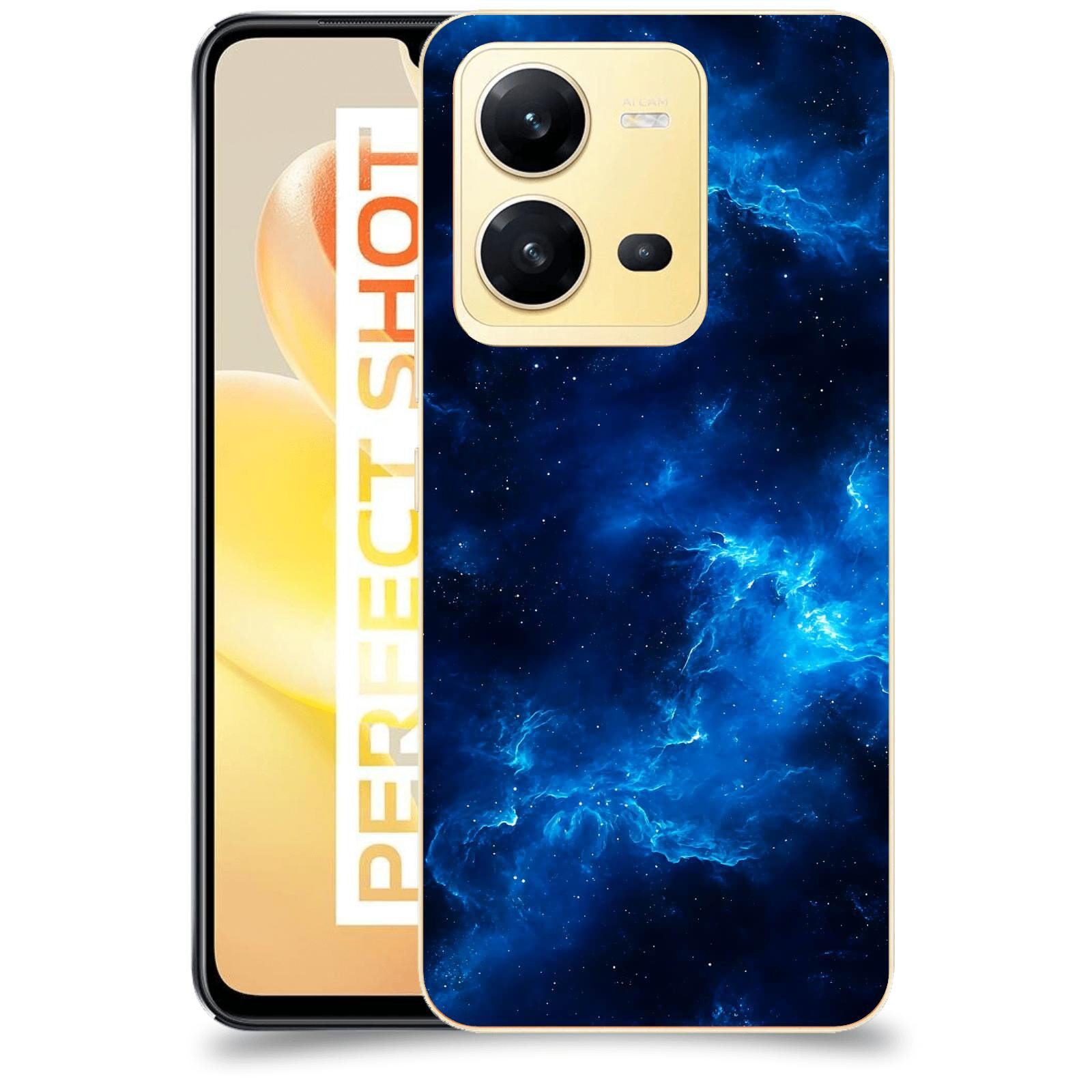 ACOVER Kryt na mobil Vivo X80 Lite - Elektrická mlhovina