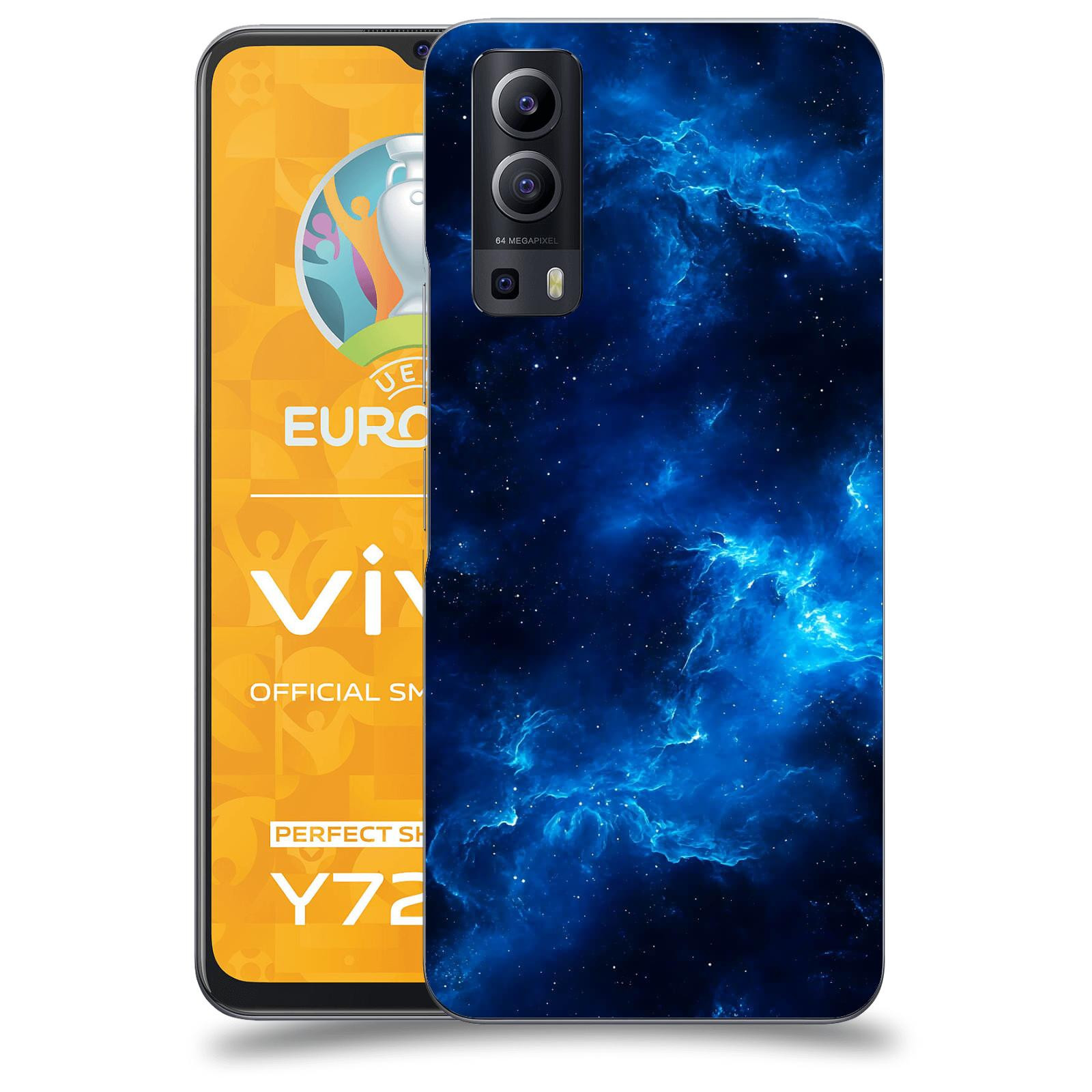 ACOVER Kryt na mobil Vivo Y72 5G - Elektrická mlhovina
