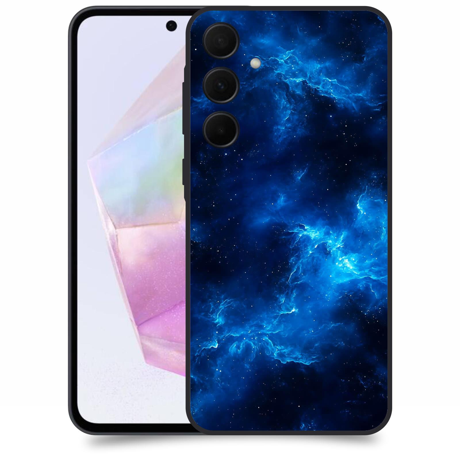 ACOVER Kryt na mobil Samsung Galaxy A35 5G - Elektrická mlhovina