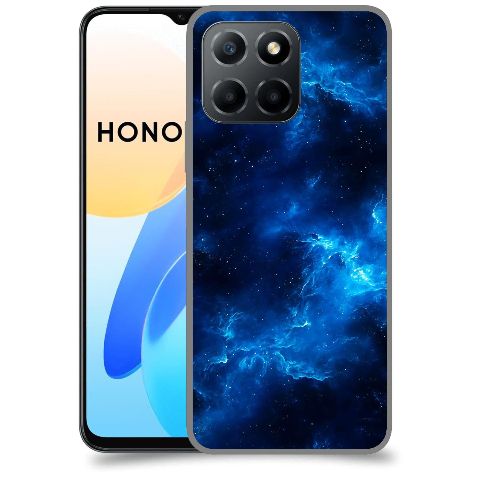 ACOVER Kryt na mobil Honor X8 4G - Elektrická mlhovina