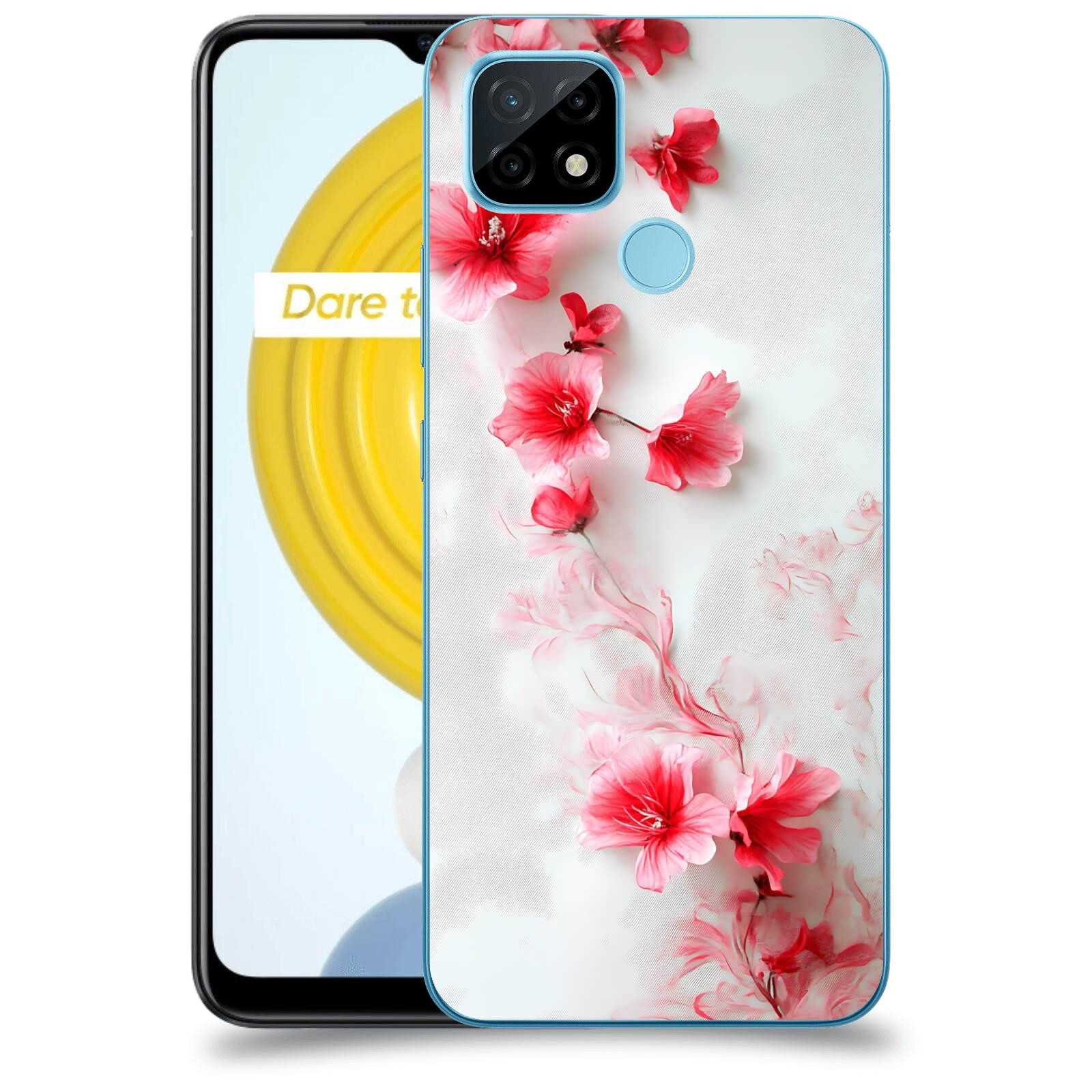 ACOVER Kryt na mobil Realme C21 - Éterická vášeň