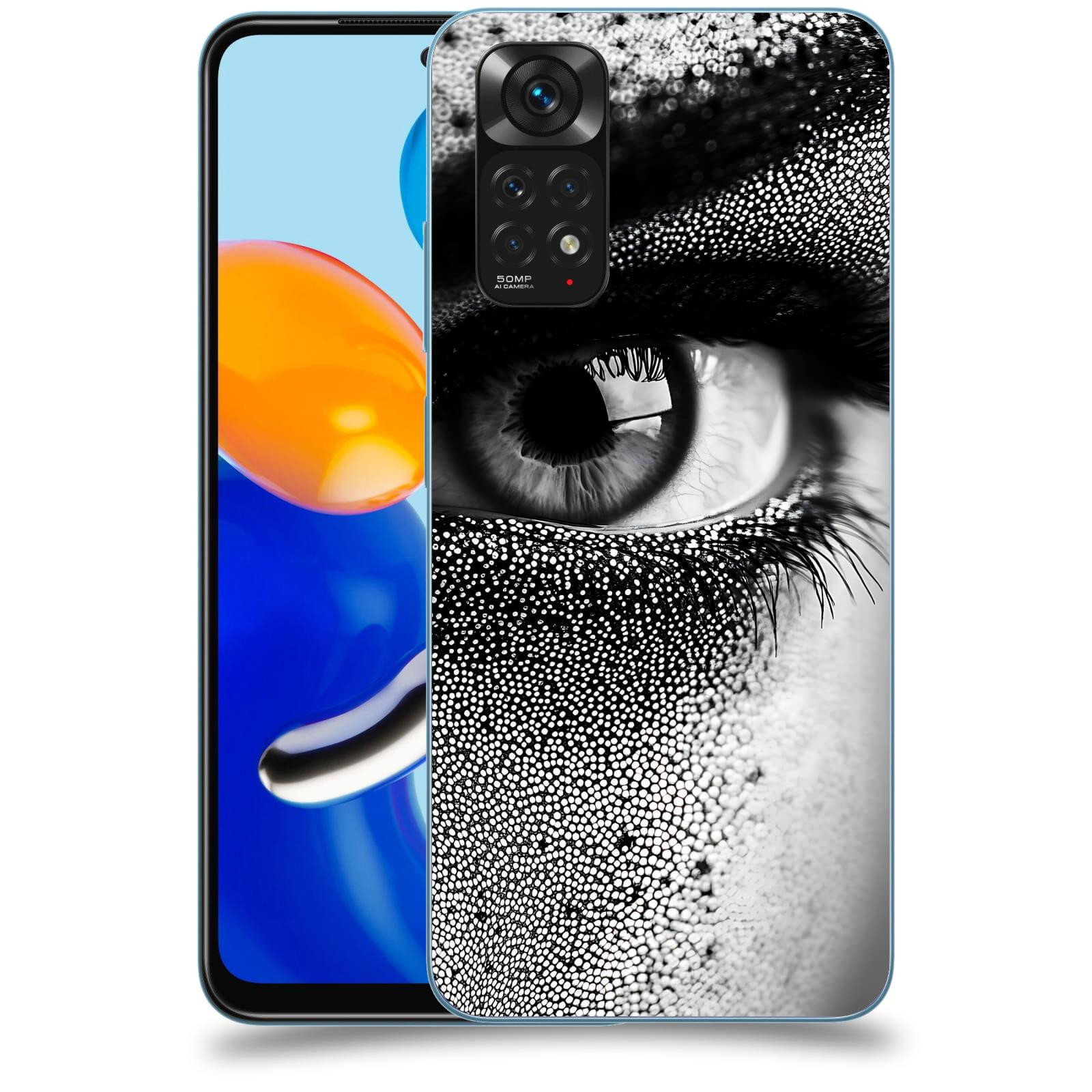 ACOVER Kryt na mobil Xiaomi Redmi Note 11 - Intenzivní pohled