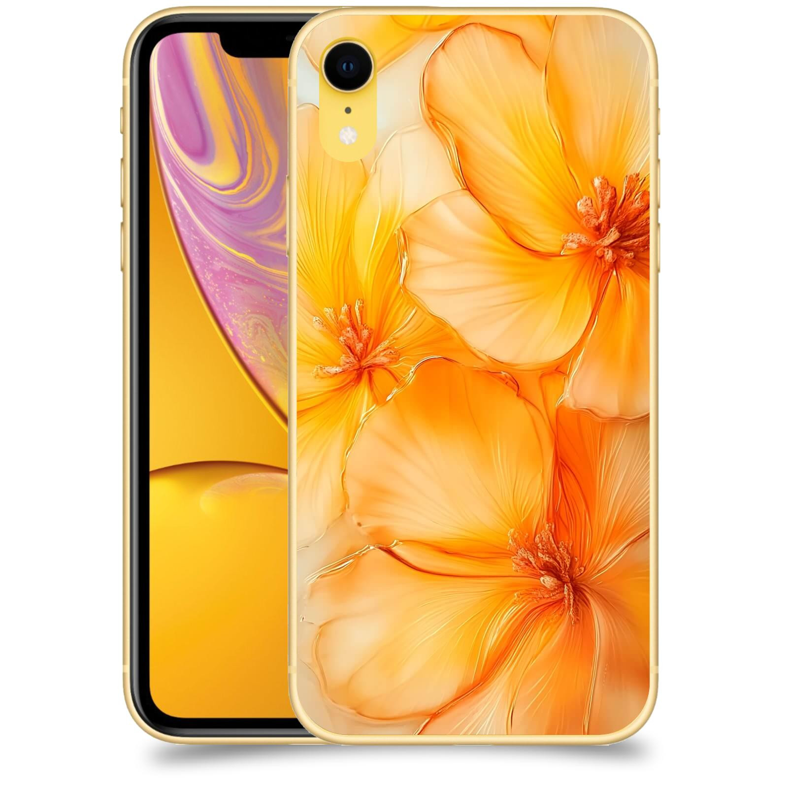 ACOVER Kryt na mobil Apple iPhone XR - Jantarová něžnost