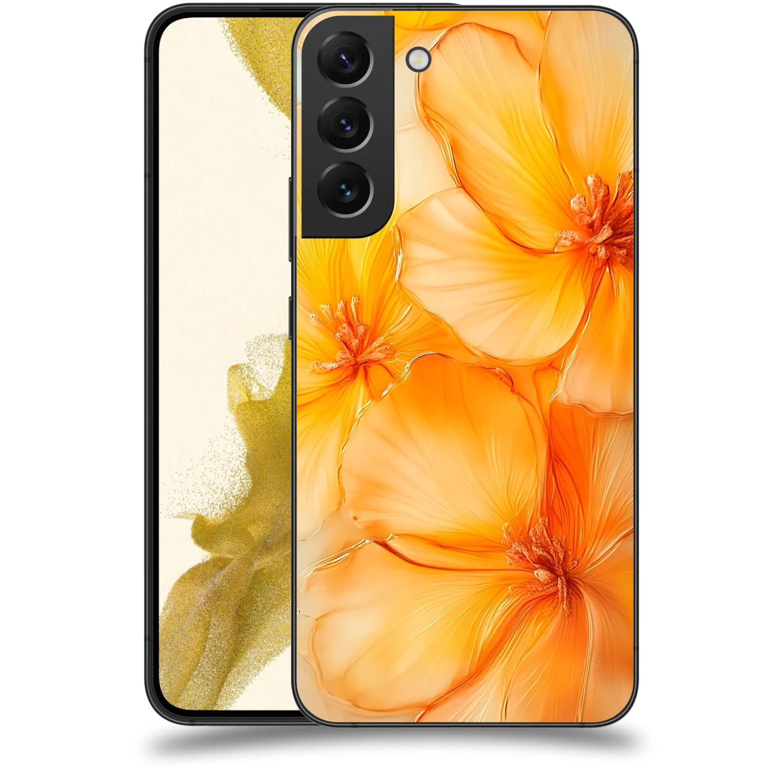 ACOVER Kryt na mobil Samsung Galaxy S22+ 5G - Jantarová něžnost