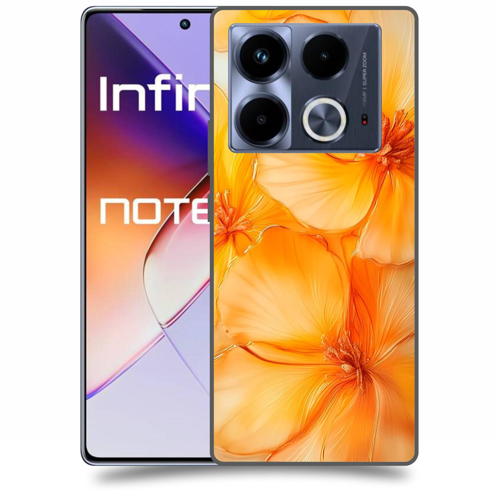 ACOVER Kryt na mobil Infinix Note 40 - Jantarová něžnost