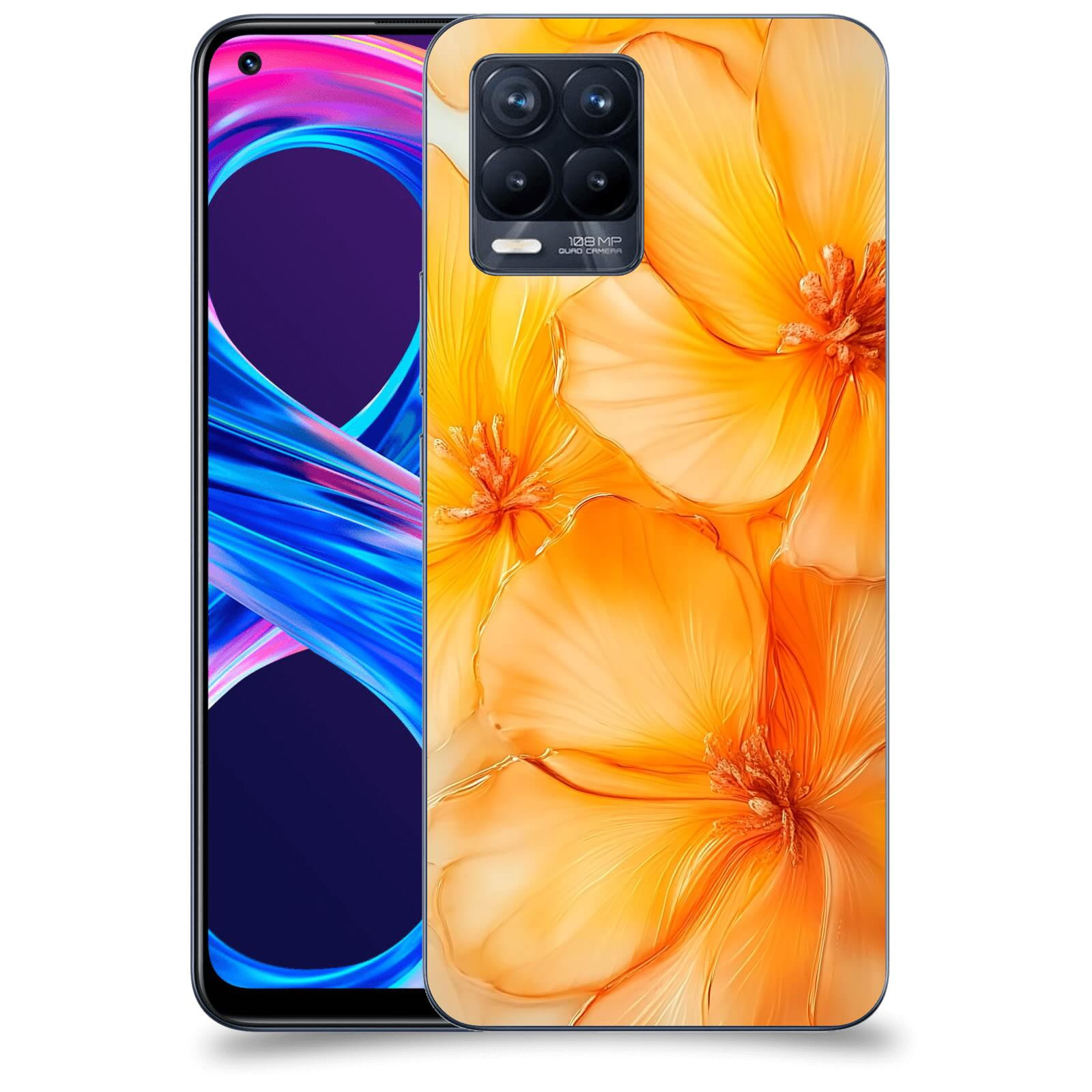 ACOVER Kryt na mobil Realme 8 Pro - Jantarová něžnost