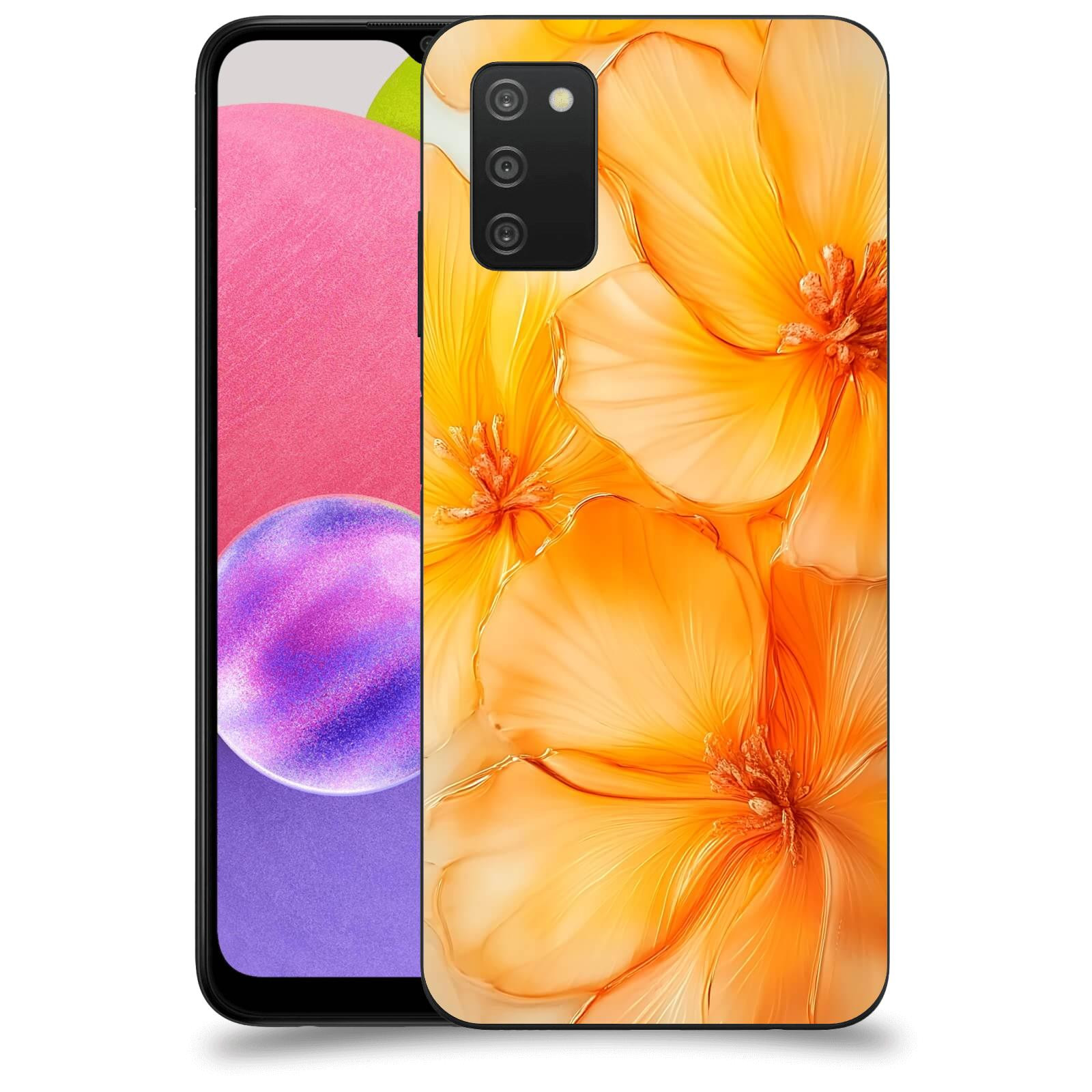 ACOVER Kryt na mobil Samsung Galaxy A03s A037G - Jantarová něžnost