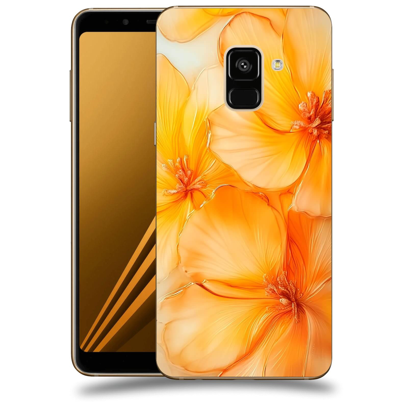 ACOVER Kryt na mobil Samsung Galaxy A8 2018 A530F - Jantarová něžnost