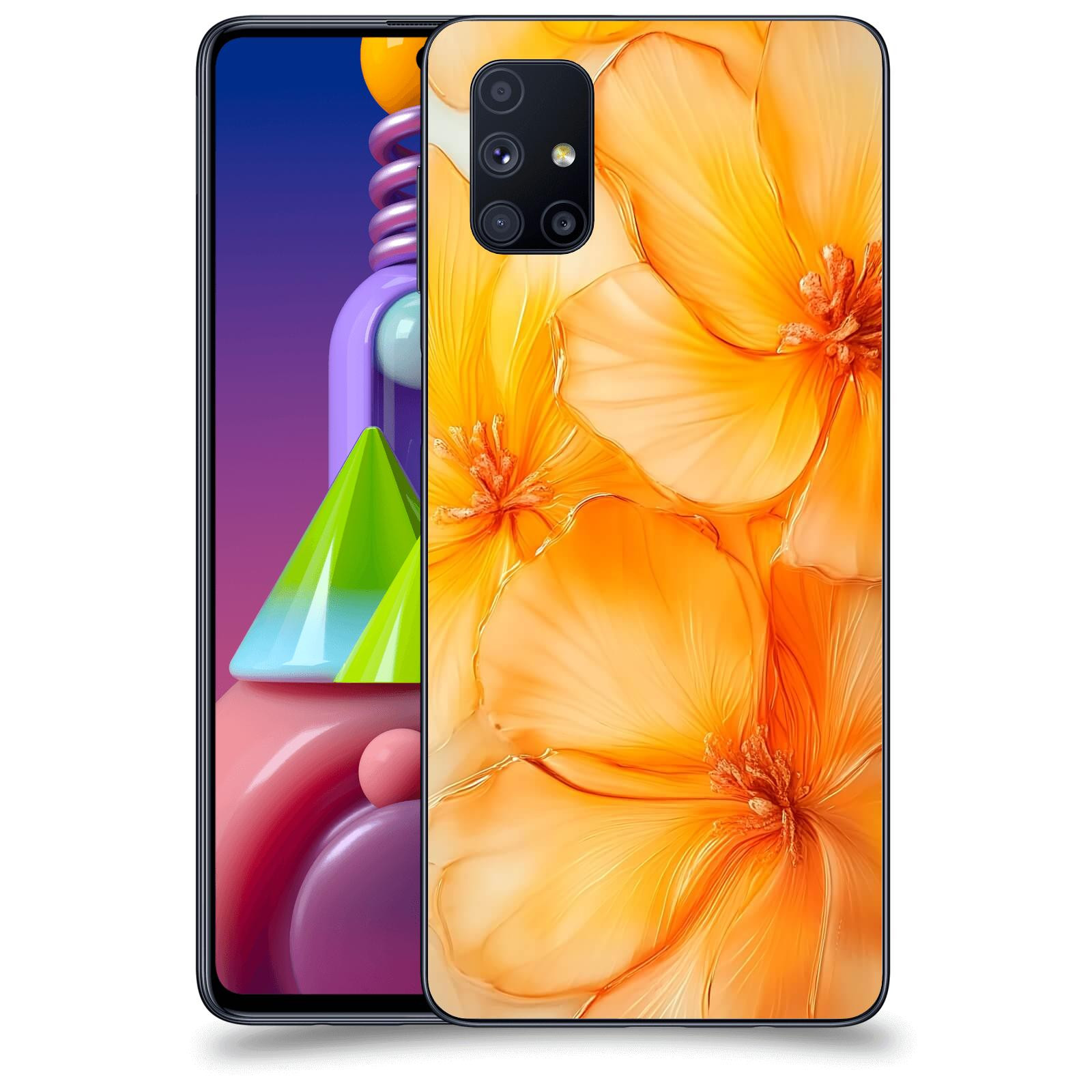 ACOVER Kryt na mobil Samsung Galaxy M51 M515F - Jantarová něžnost