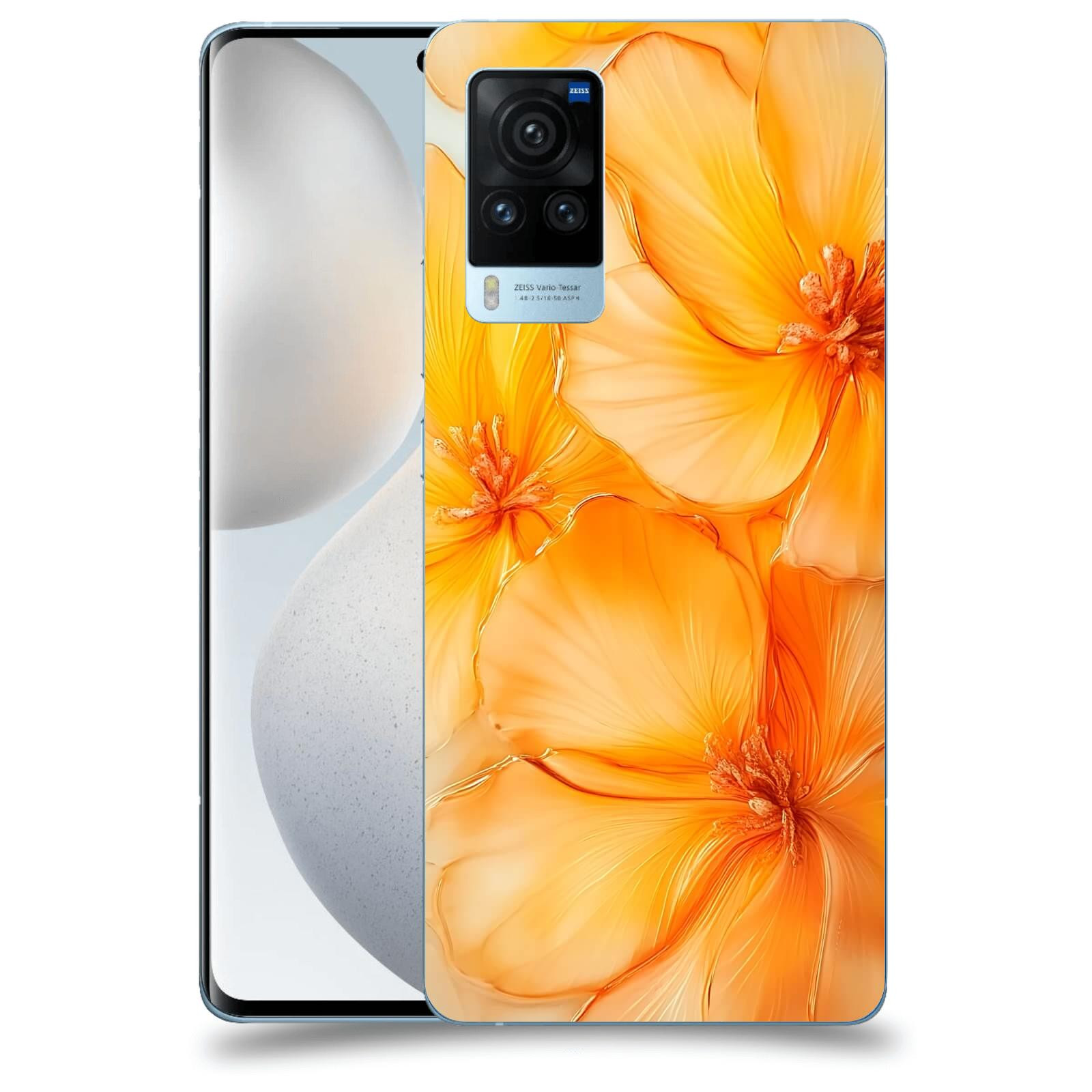 ACOVER Kryt na mobil Vivo X60 Pro 5G - Jantarová něžnost