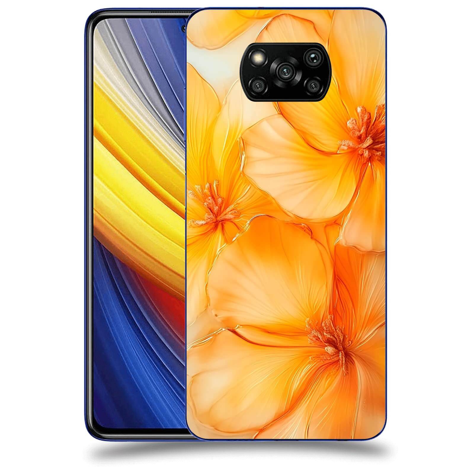 ACOVER Kryt na mobil Xiaomi Poco X3 Pro - Jantarová něžnost