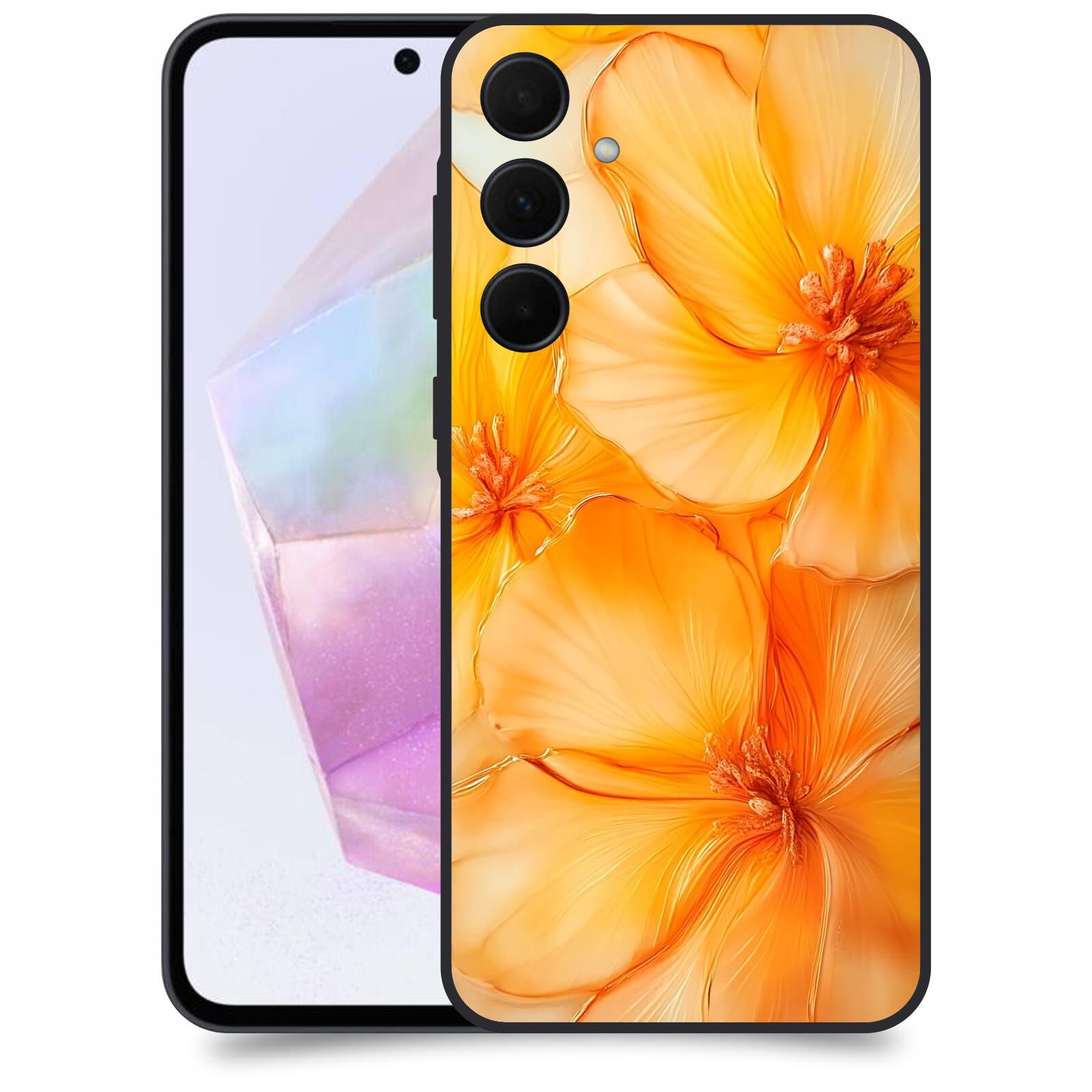 ACOVER Kryt na mobil Samsung Galaxy A35 5G - Jantarová něžnost