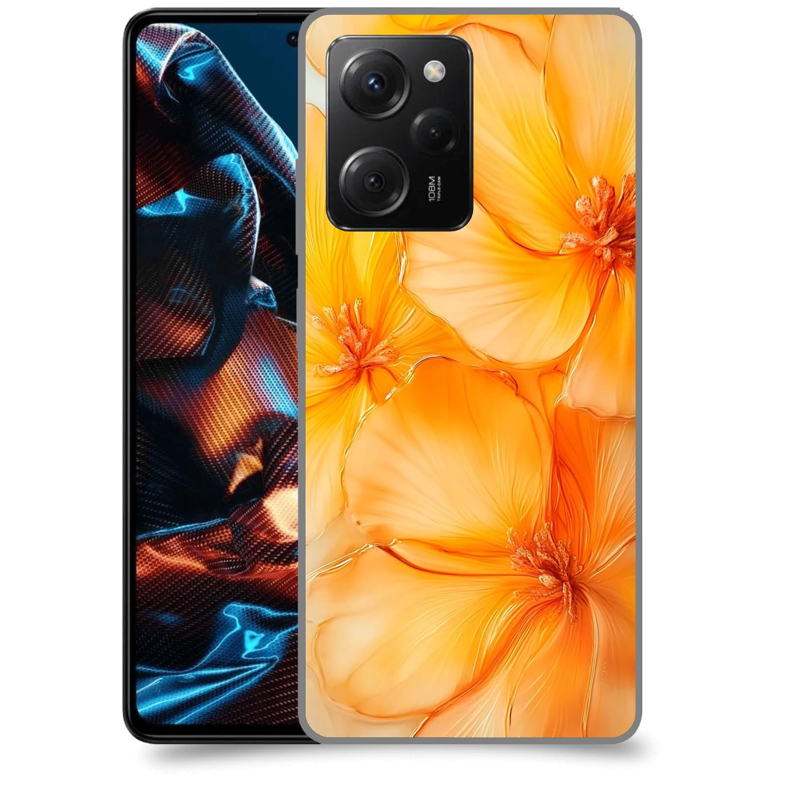 ACOVER Kryt na mobil Xiaomi Poco X5 Pro - Jantarová něžnost