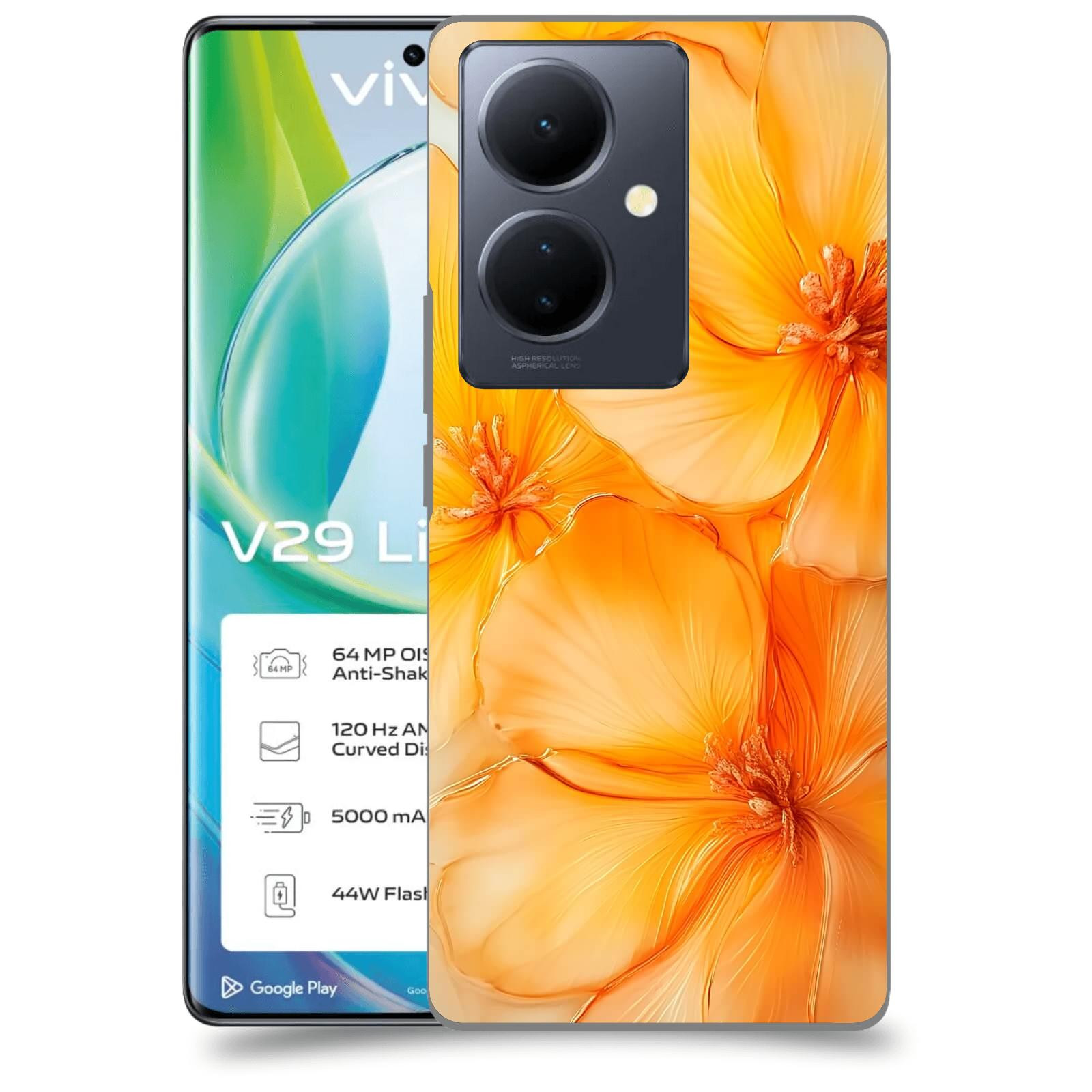 ACOVER Kryt na mobil VIVO V29 Lite 5G - Jantarová něžnost