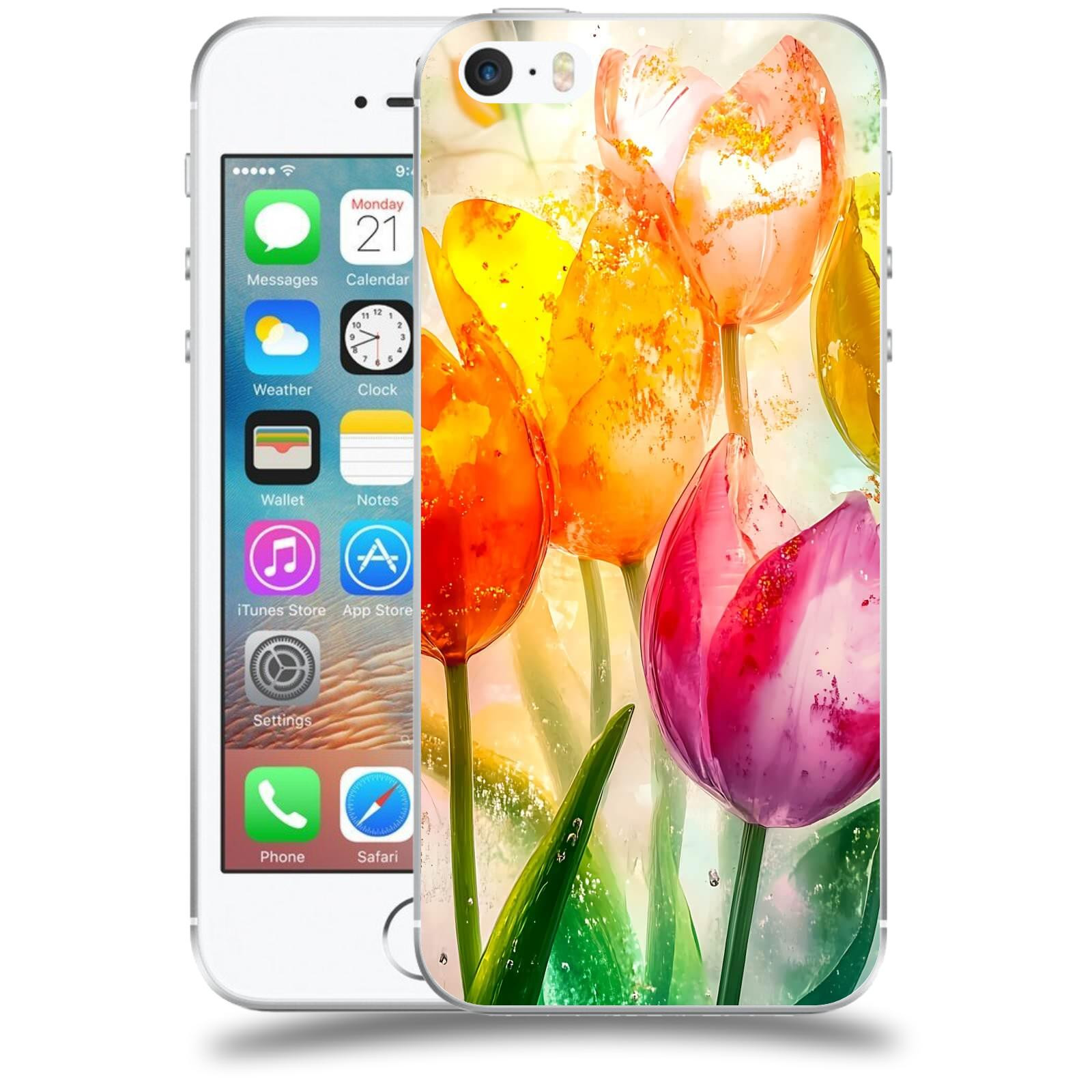 ACOVER Kryt na mobil Apple iPhone 5/5S/SE - Jarní vášeň