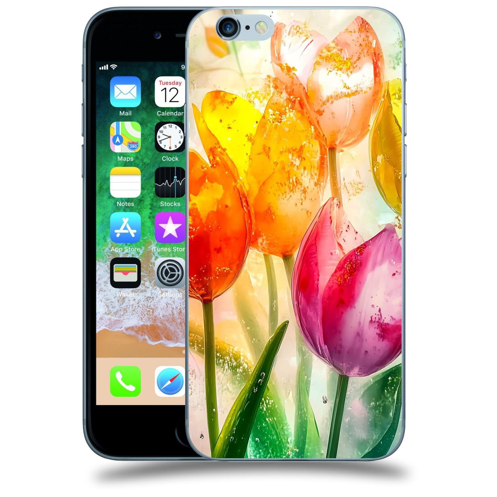 ACOVER Kryt na mobil Apple iPhone 6/6S - Jarní vášeň