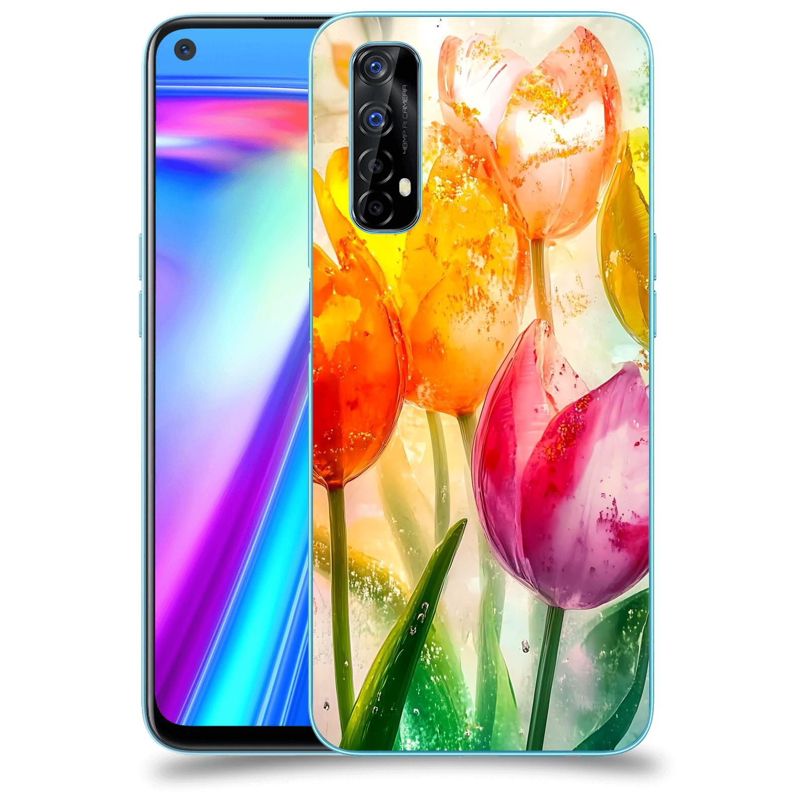 ACOVER Kryt na mobil Realme 7 - Jarní vášeň