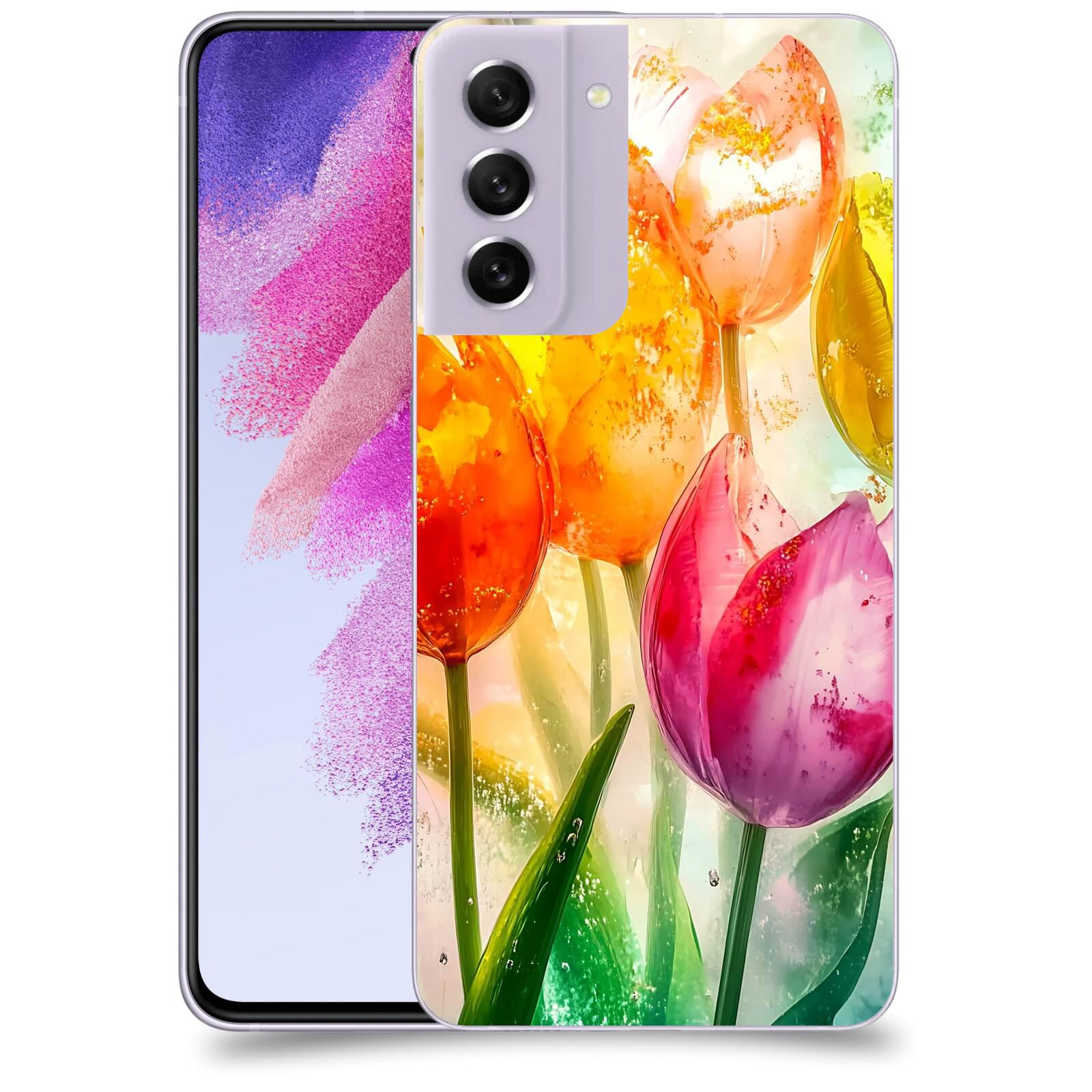 ACOVER Kryt na mobil Samsung Galaxy S21 FE 5G - Jarní vášeň