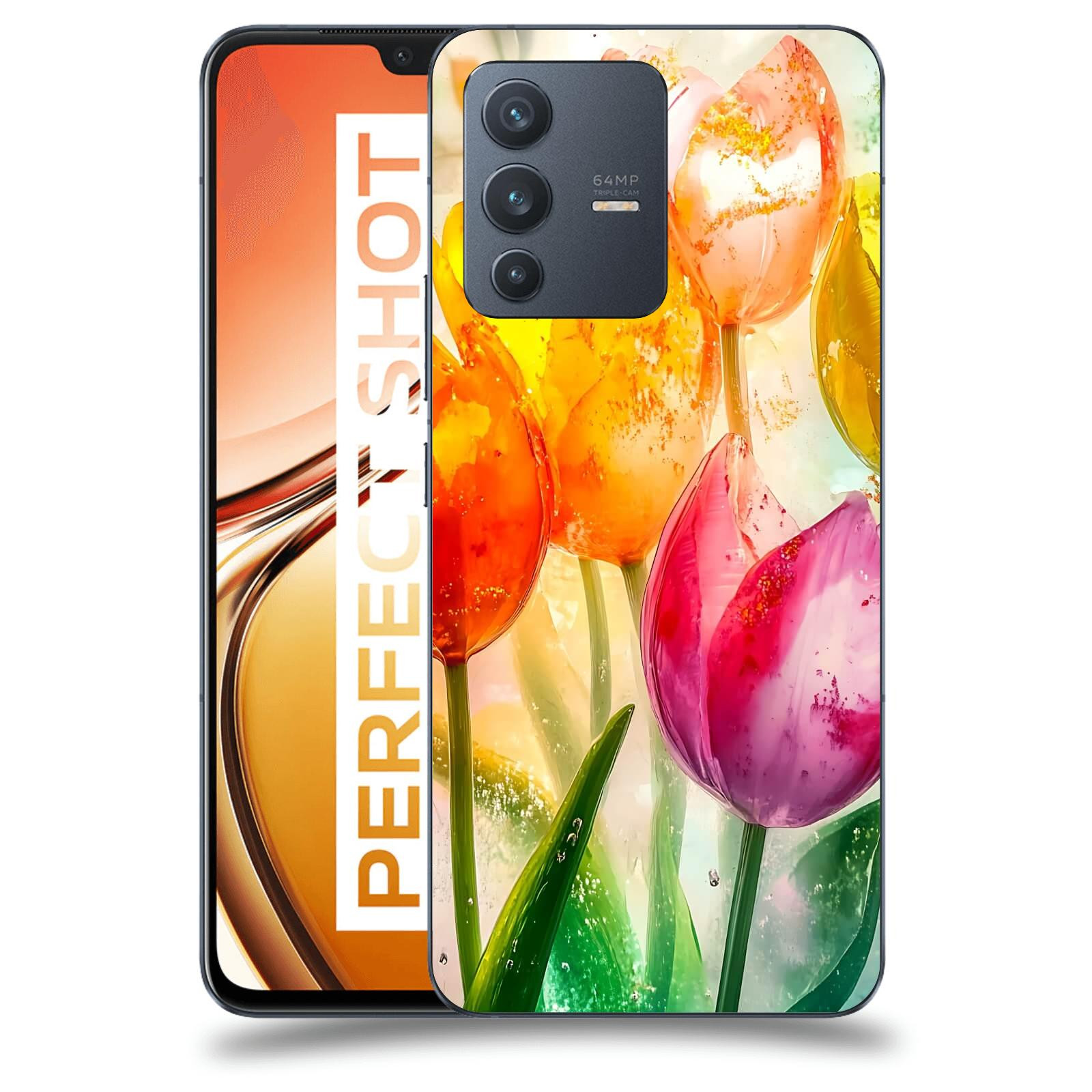 ACOVER Kryt na mobil Vivo V23 5G - Jarní vášeň