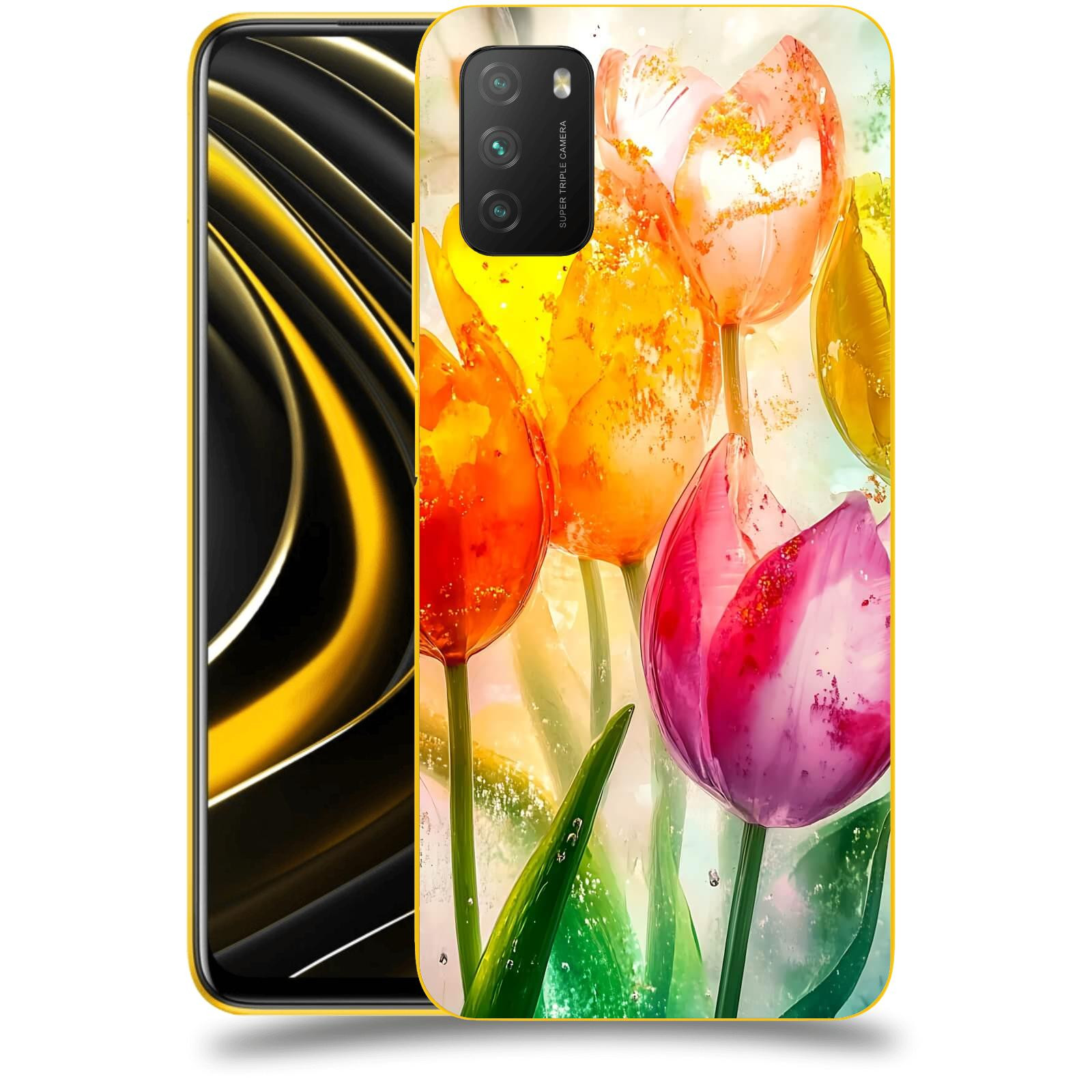 ACOVER Kryt na mobil Xiaomi Poco M3 - Jarní vášeň