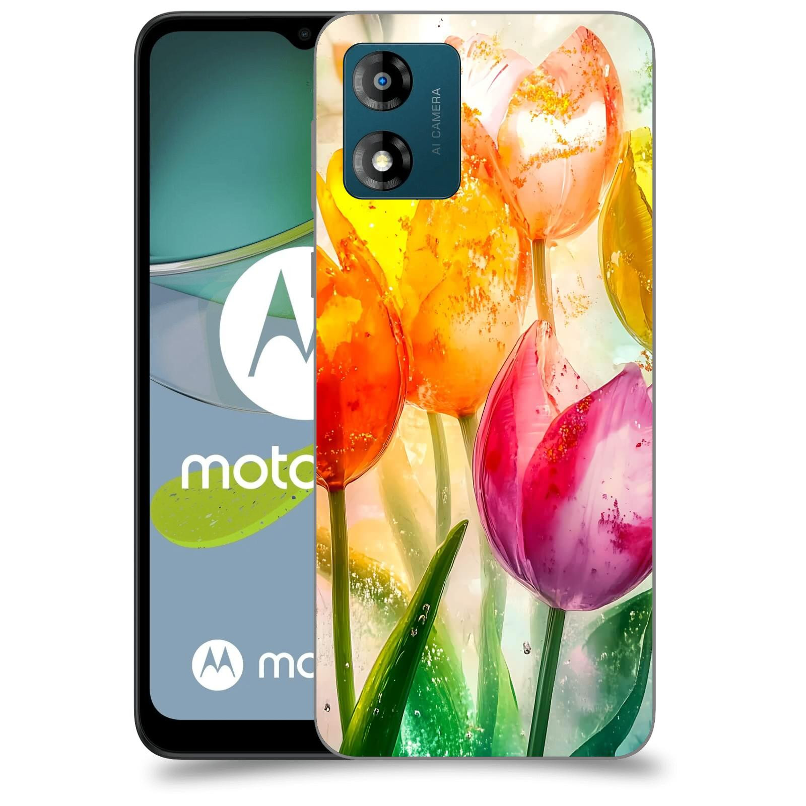ACOVER Kryt na mobil Motorola Moto E13 - Jarní vášeň