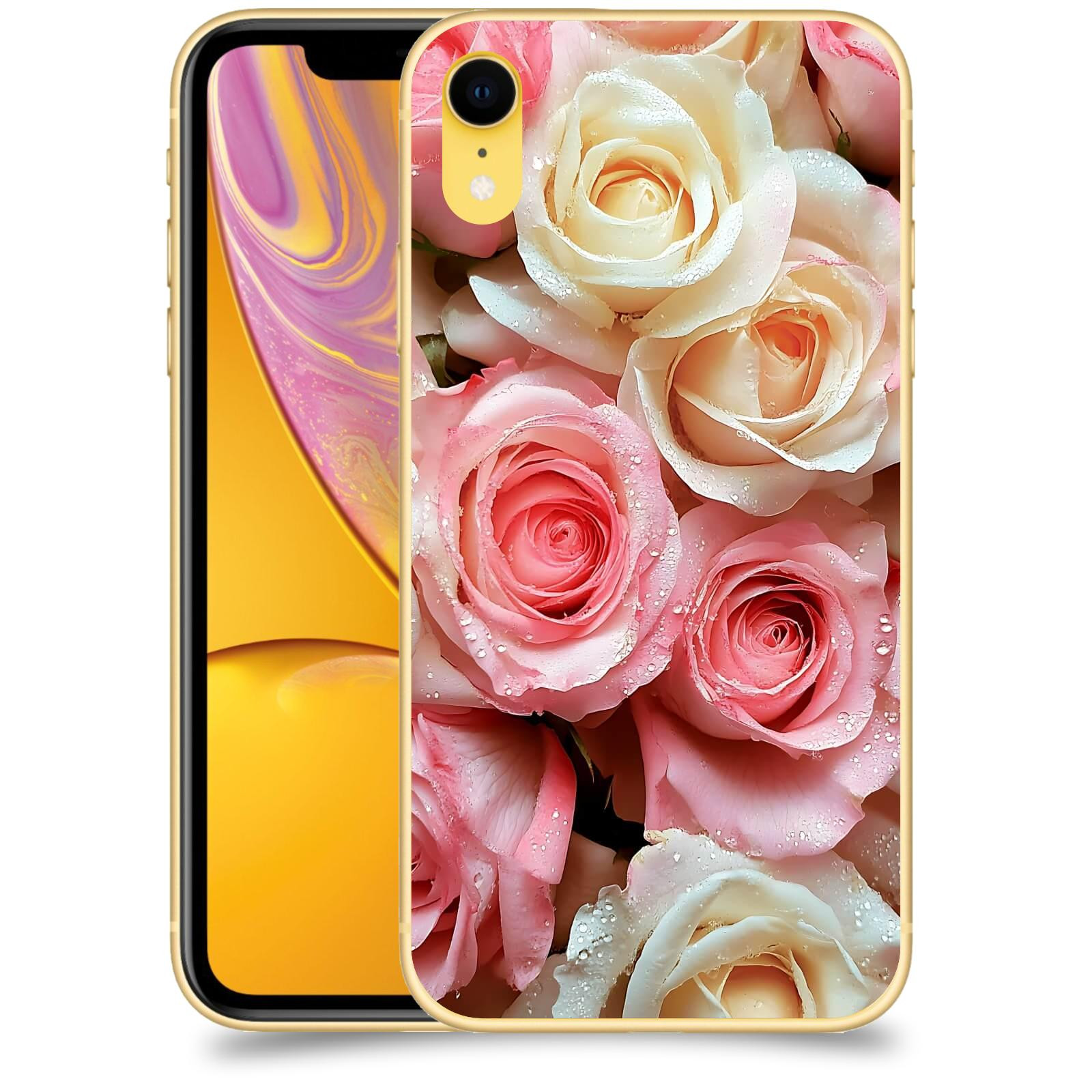 ACOVER Kryt na mobil Apple iPhone XR - Jemná vášeň