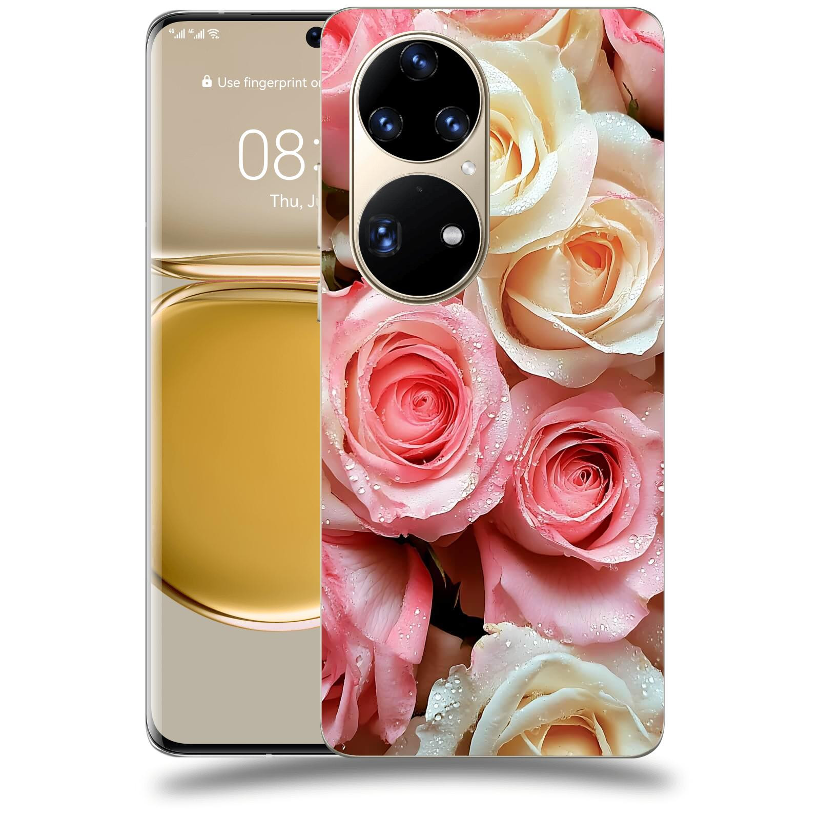 ACOVER Kryt na mobil Huawei P50 - Jemná vášeň