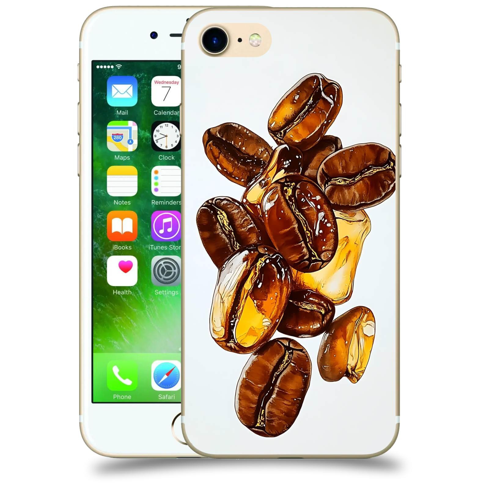 ACOVER Kryt na mobil Apple iPhone 7 - Karamelová energie