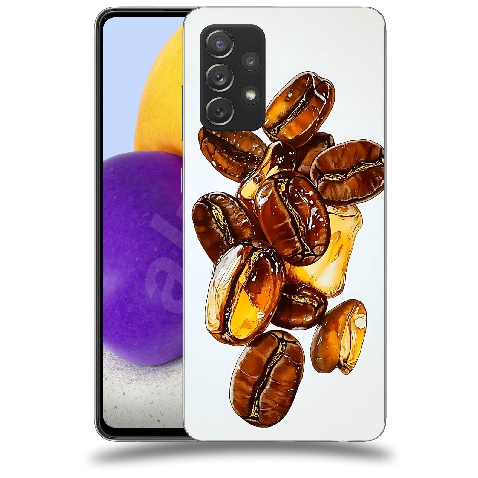 ACOVER Kryt na mobil Samsung Galaxy A73 5G - Karamelová energie