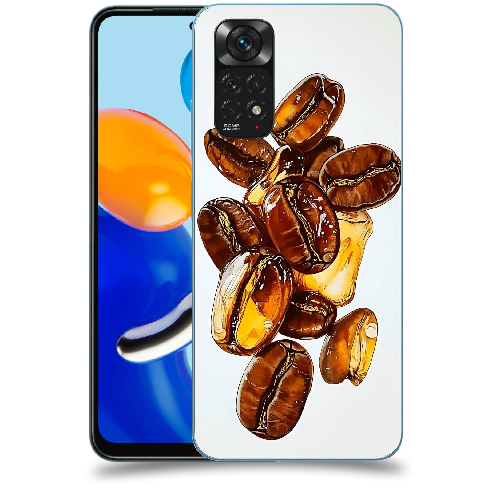 ACOVER Kryt na mobil Xiaomi Redmi Note 11 - Karamelová energie