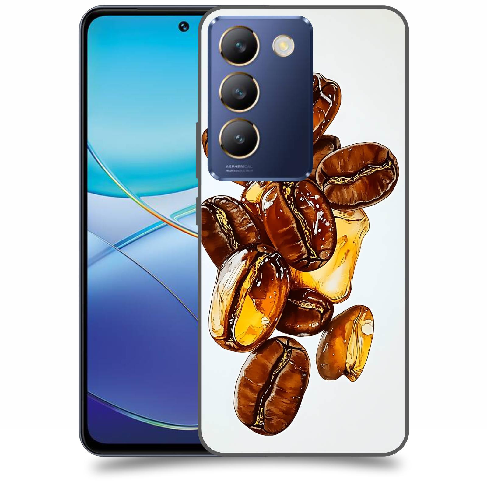 ACOVER Kryt na mobil Vivo V40SE - Karamelová energie