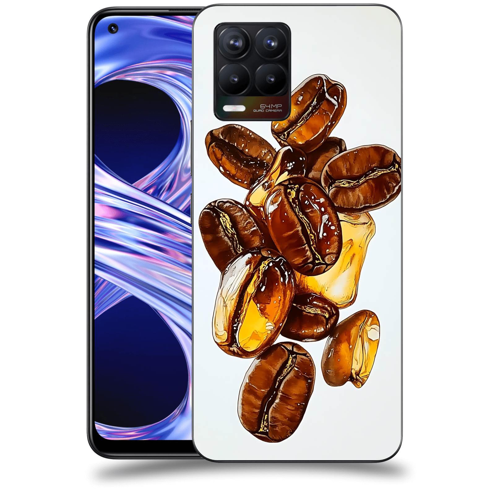 ACOVER Kryt na mobil Realme 8 - Karamelová energie