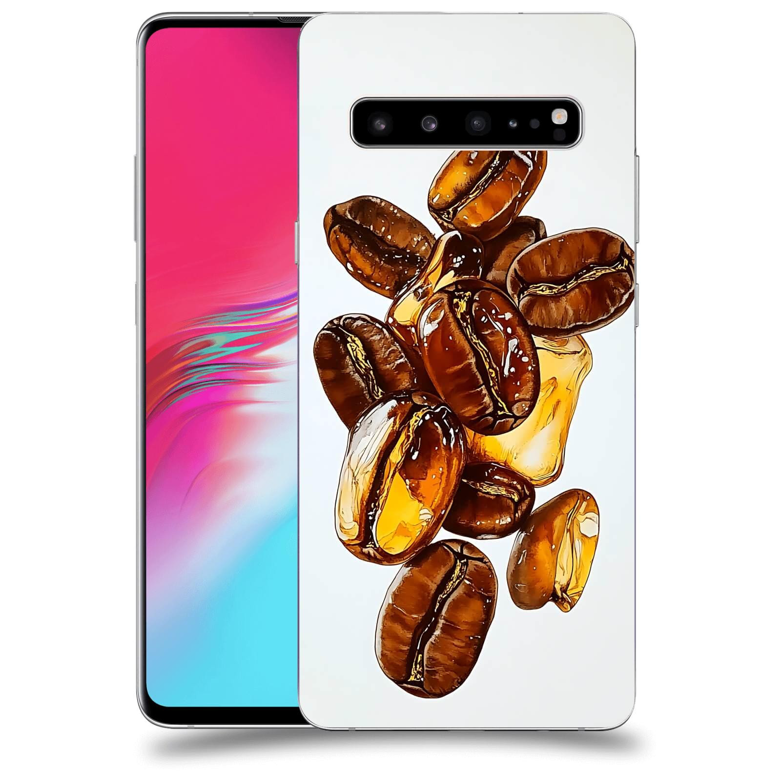ACOVER Kryt na mobil Samsung Galaxy S10 G973 - Karamelová energie