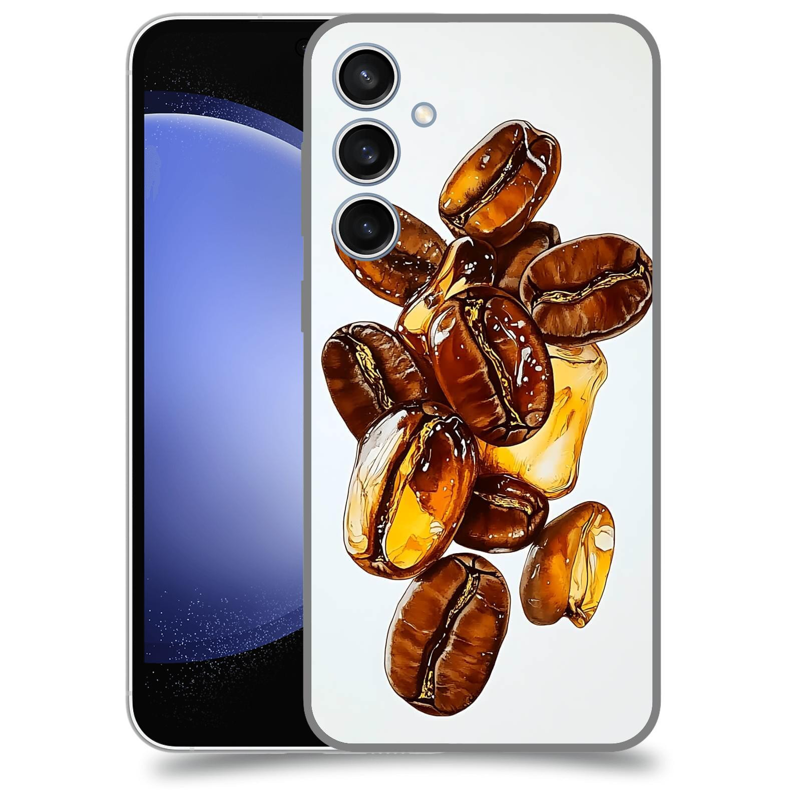 ACOVER Kryt na mobil Samsung Galaxy S23 FE - Karamelová energie
