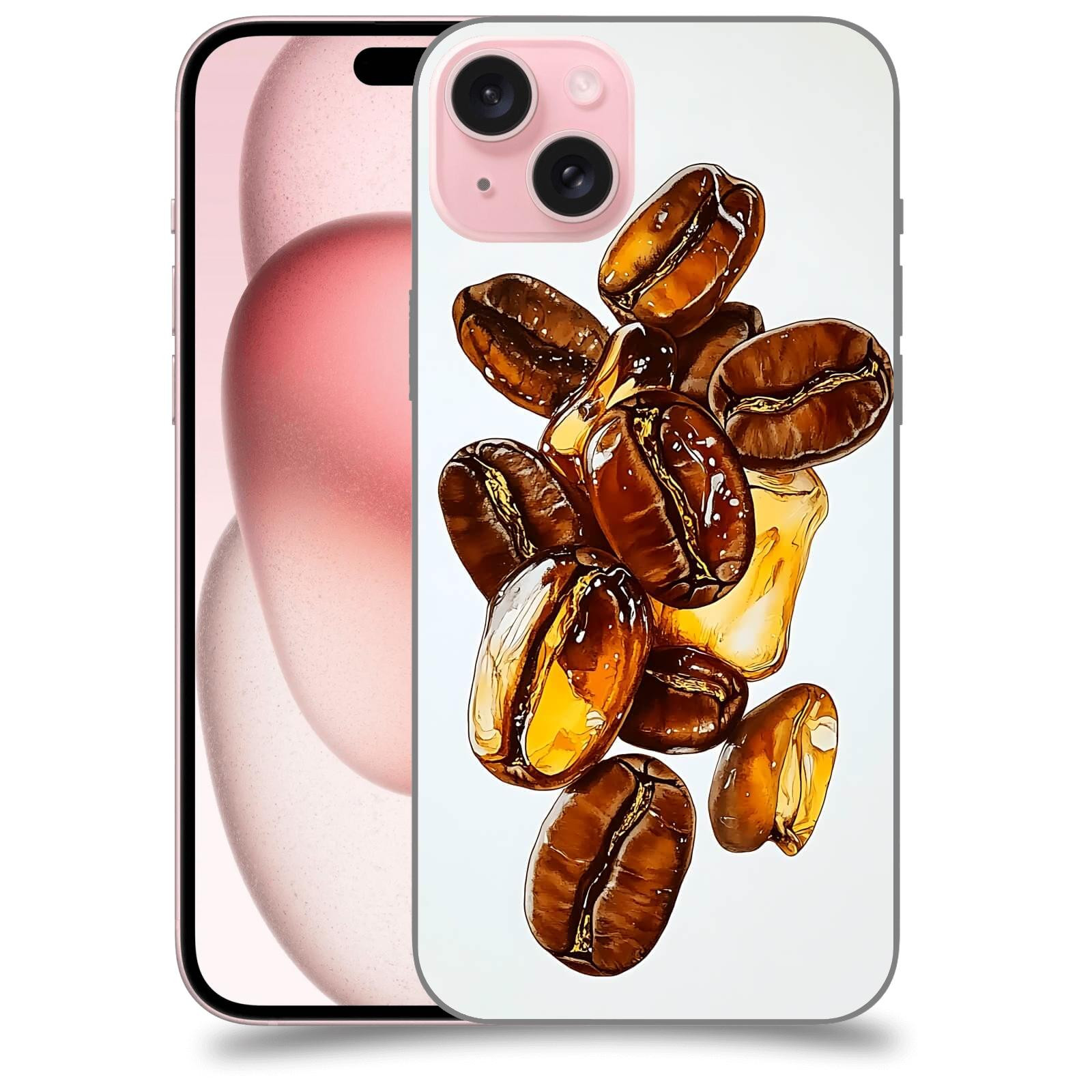 ACOVER Kryt na mobil Apple iPhone 15 plus - Karamelová energie