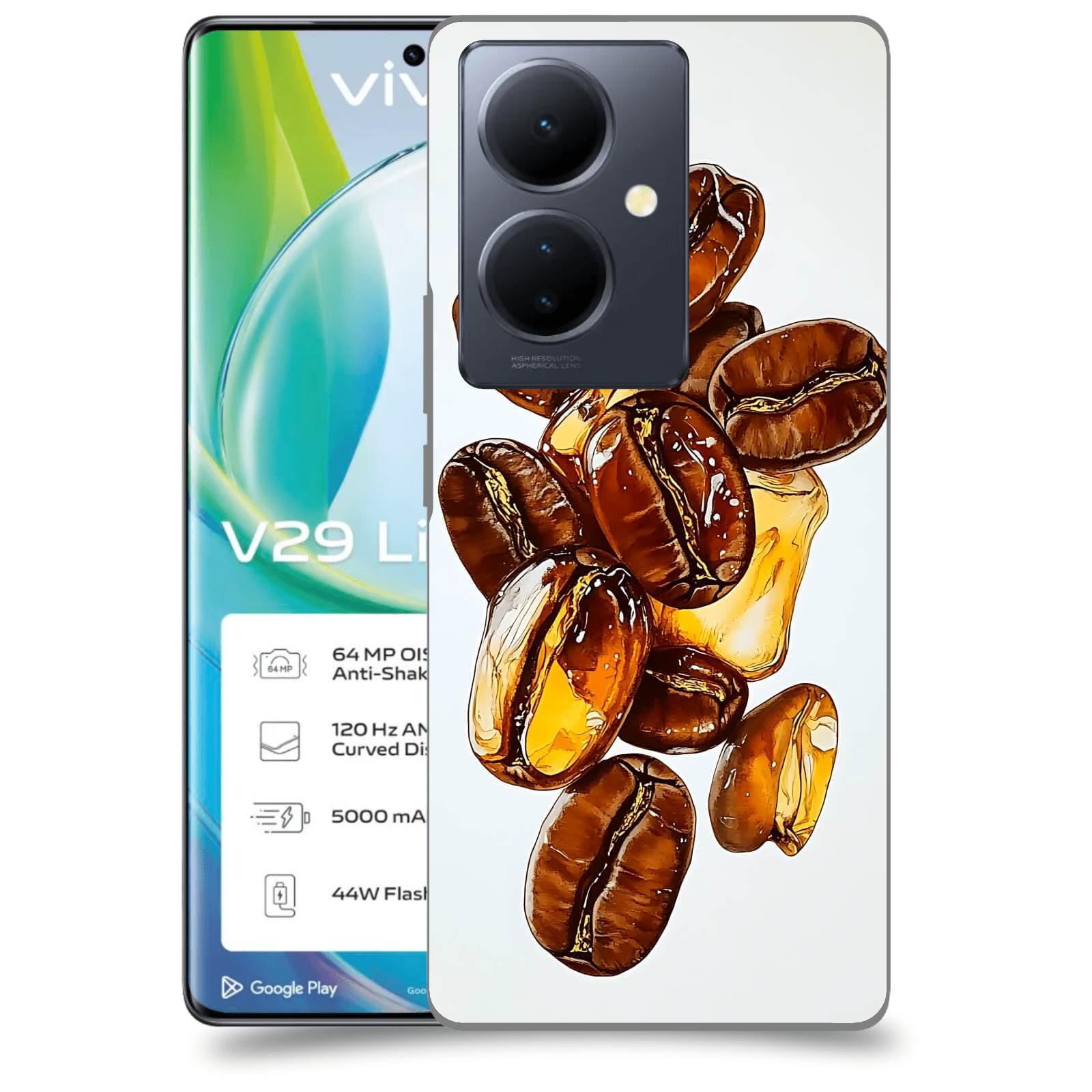 ACOVER Kryt na mobil VIVO V29 Lite 5G - Karamelová energie
